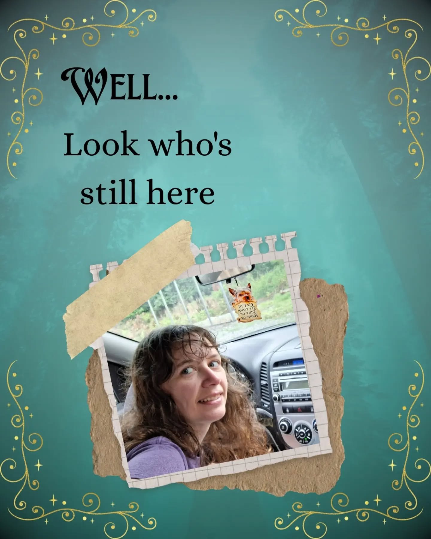 I'm back! 

I've barely been here for so long&hellip; But that should change soon. 

This summer has been full of the unexpected, to say the least. I'm on a long road trip. Not a vacation, not planned, and not by choice. I think my character Youri in