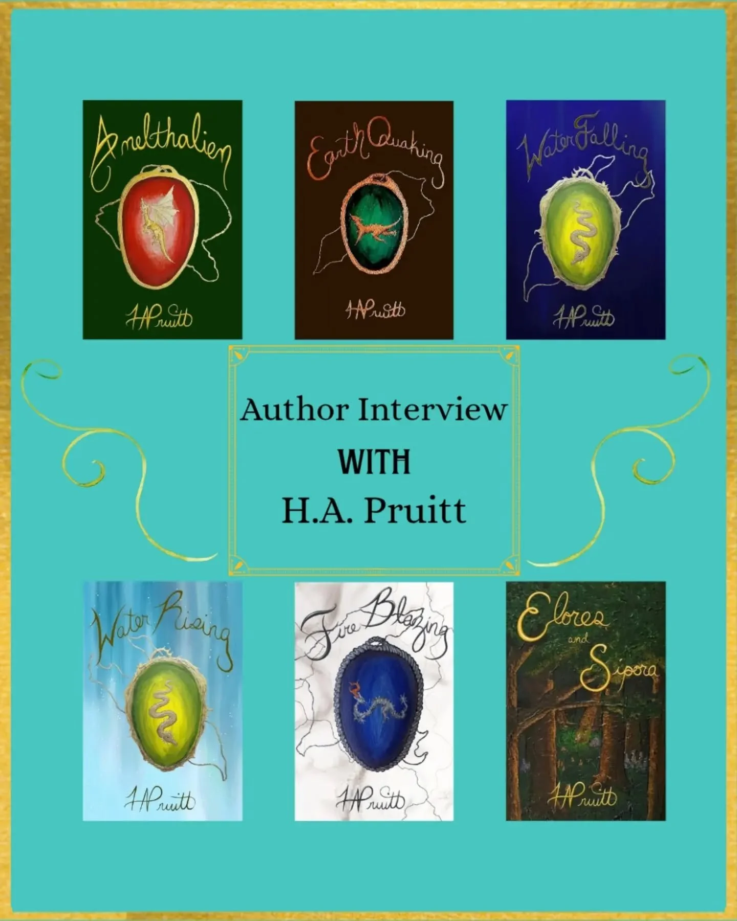 Welcome H.A. Pruitt! 

For the very first author interview on my Instagram, I'm happy to welcome @hapruitt . She is a Christian fantasy author and has published five books in her YA fantasy series Anelthalien, as well as a companion novel for the ser