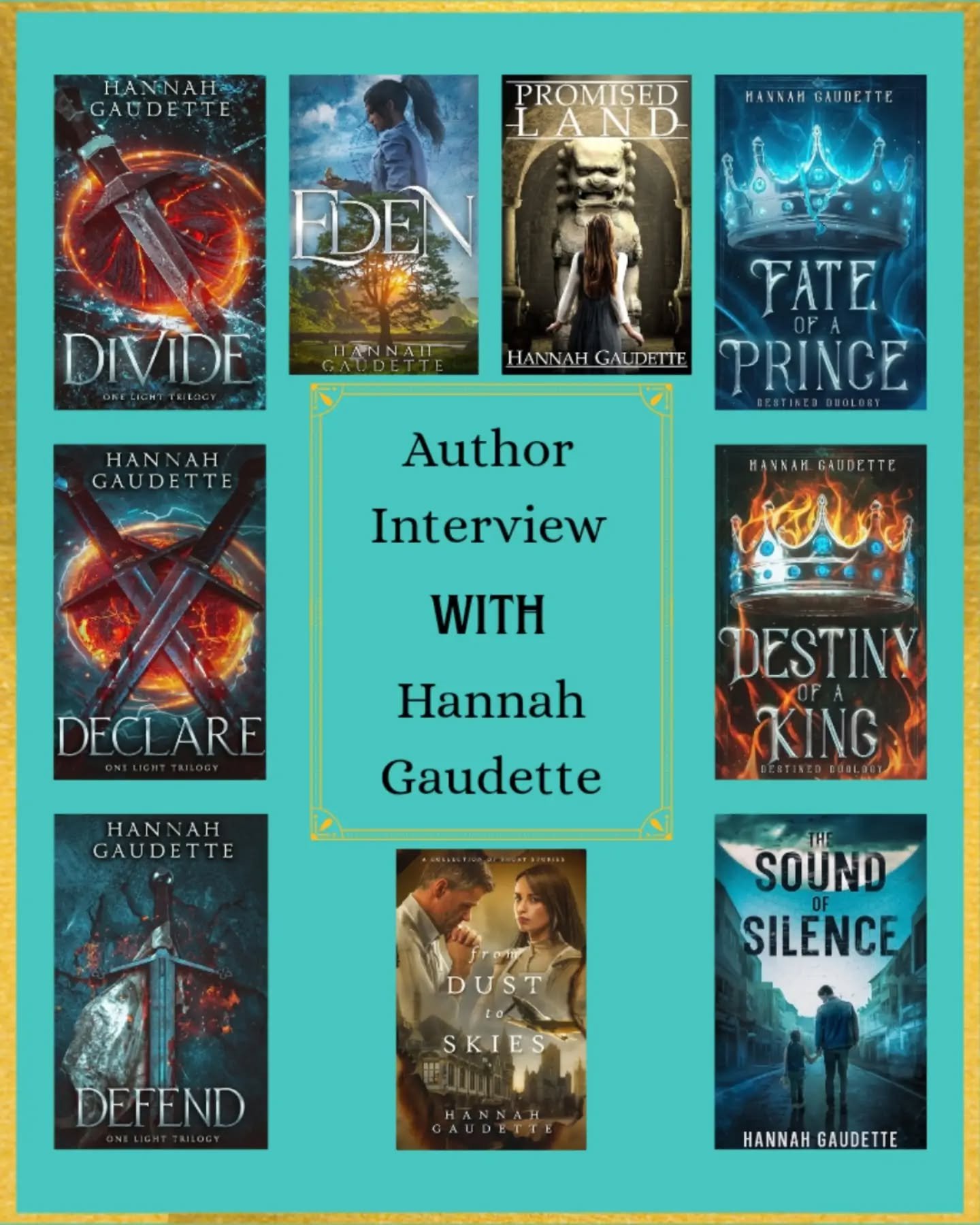 For September's author interview, welcome @hannah.thewriter !

She is a multi-genre author with two complete fantasy series (a trilogy and a duology), as well as a standalone dystopian novel and more. 

These are only half the questions I asked, and 