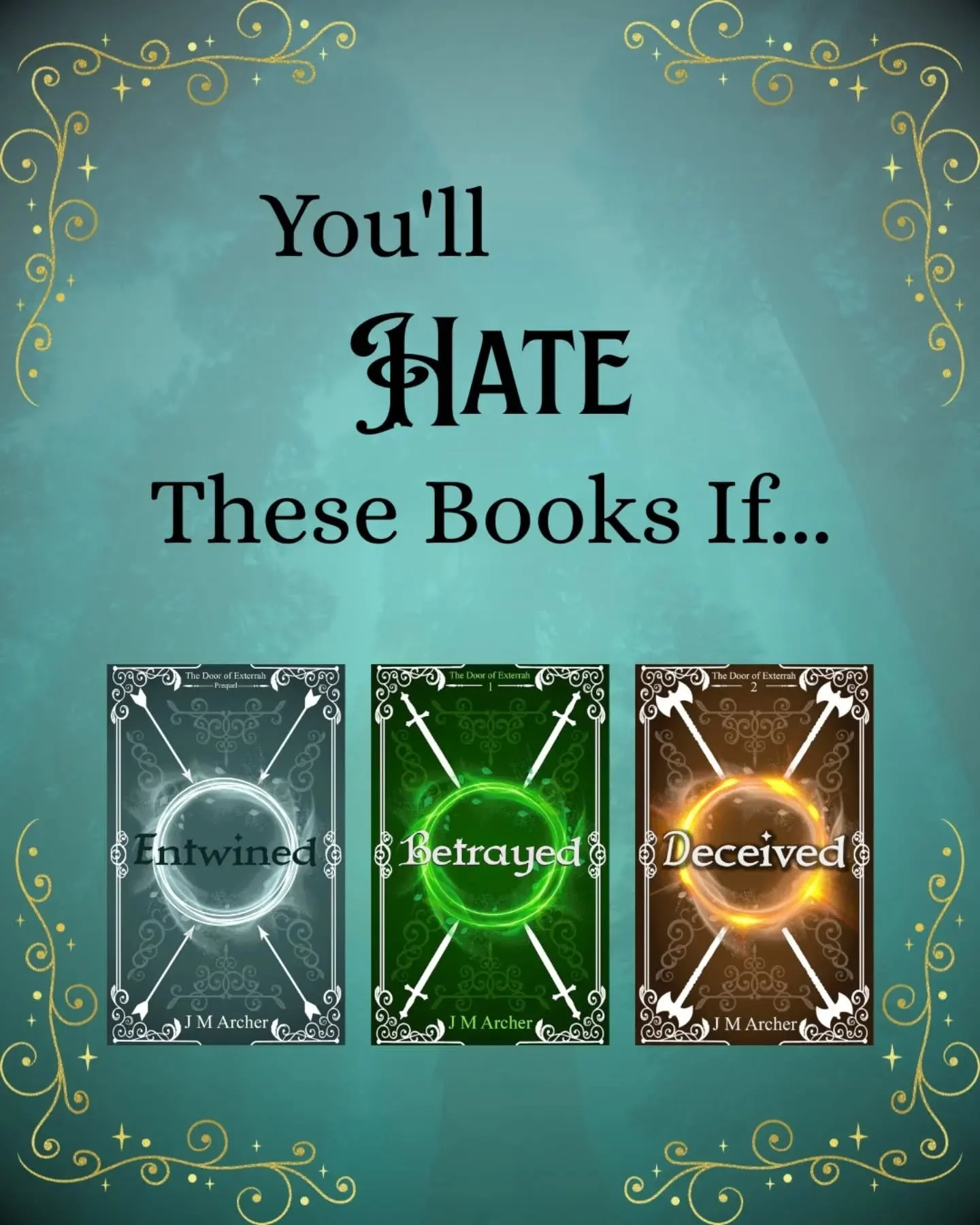 If you love no spice, Christian fantasy with a ton of action and green flag mmcs, you're in the right place!

The Door of Exterrah also has:

💫 A portal to a world filled with elves, griffins, dragons, and more 

📚 A bookish fmc who dreams of becom