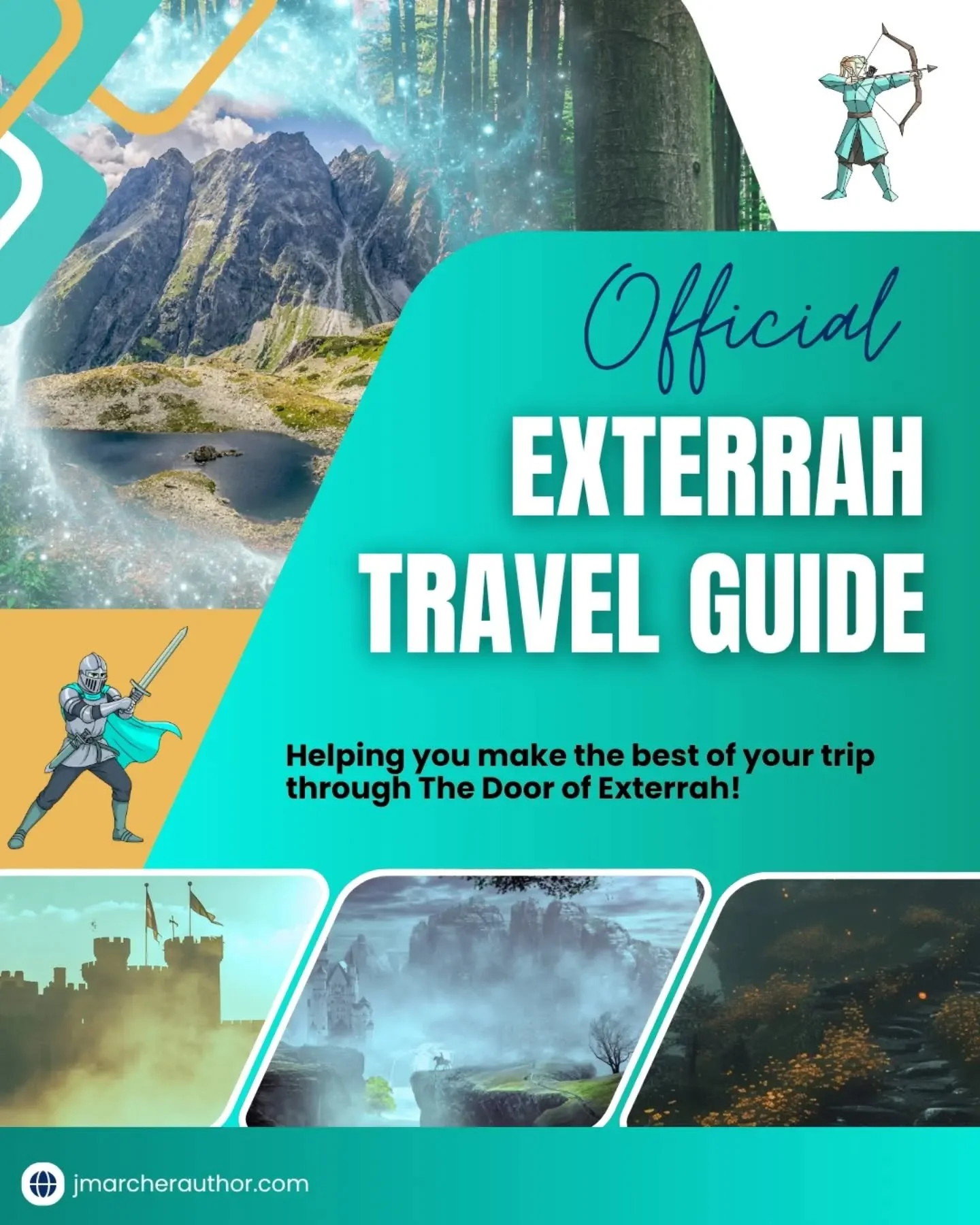 Ready to travel to a land of fantasy creatures and adventure? 

To be honest, I'd travel to Exterrah if I could. Autumn would be so beautiful there with the enormous trees growing everywhere. 🍂 

The books, however, take place in the spring and summ