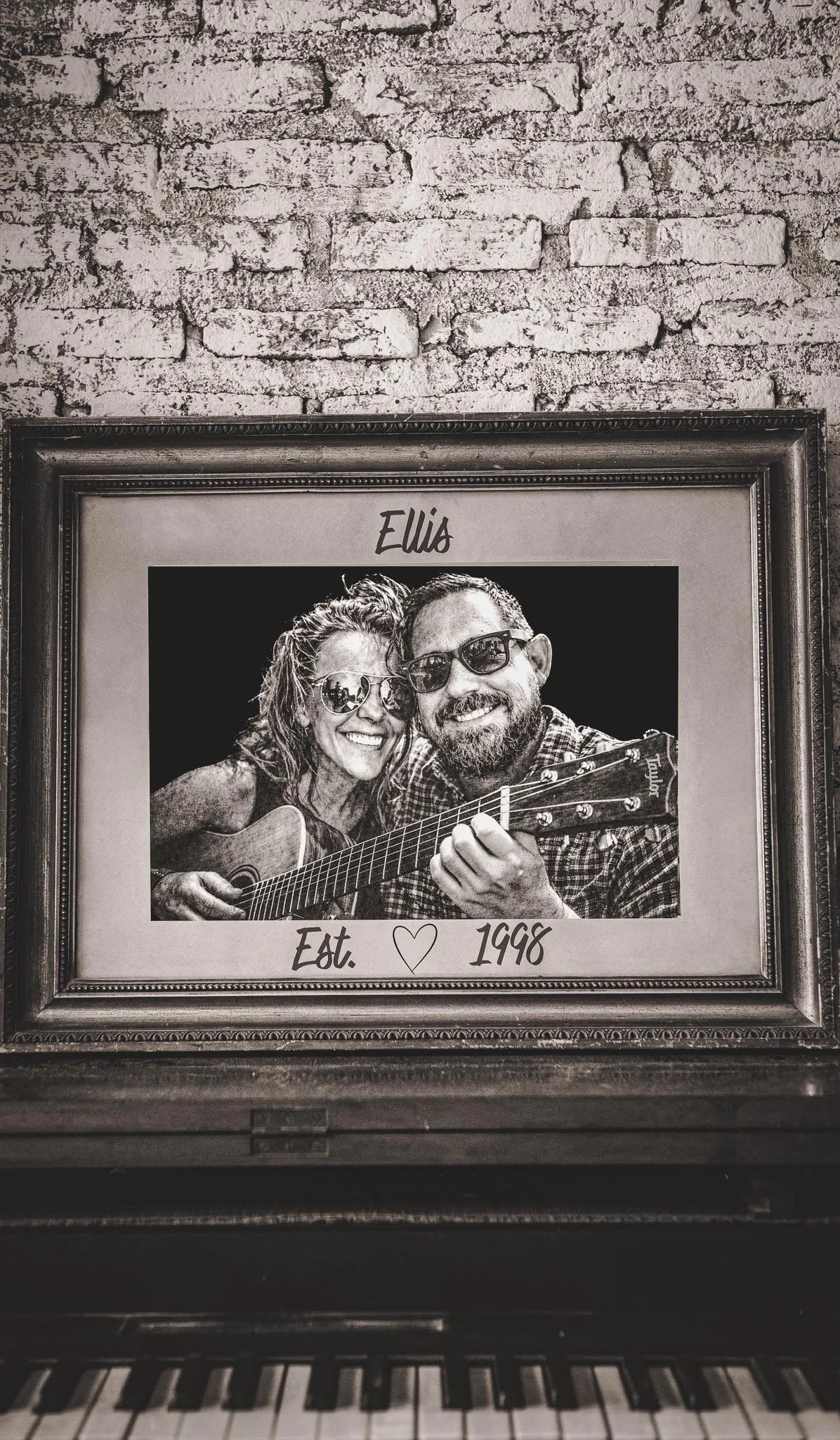 2026 and still strumming through life together. My favorite song is us. 🎶🎸❤️