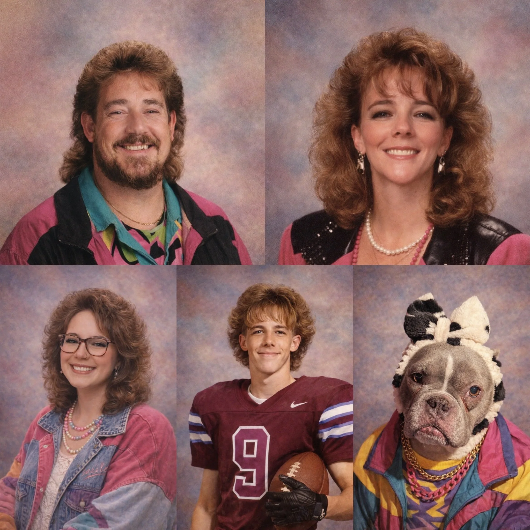 The 80&rsquo;s were a legendary time for family photos&hellip; so we decided to bring it back. 📸

Which one made you giggle? 

#80s #family #photo