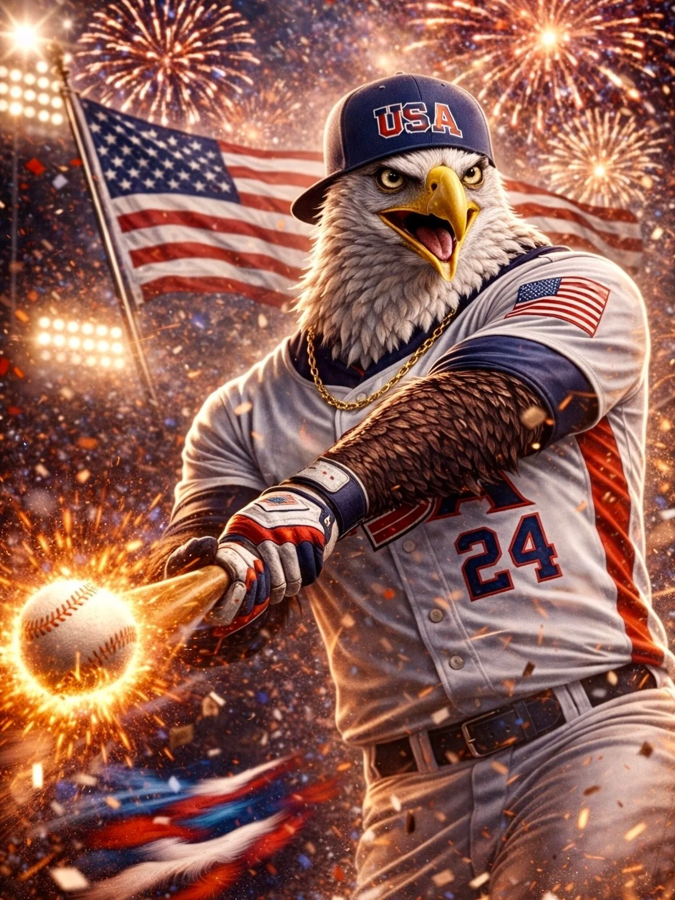 Let&rsquo;s Go USA Baseball‼️

World Baseball Classic #baseball #WorldBaseballClassic #MLBB #usa #fly high FreeBird