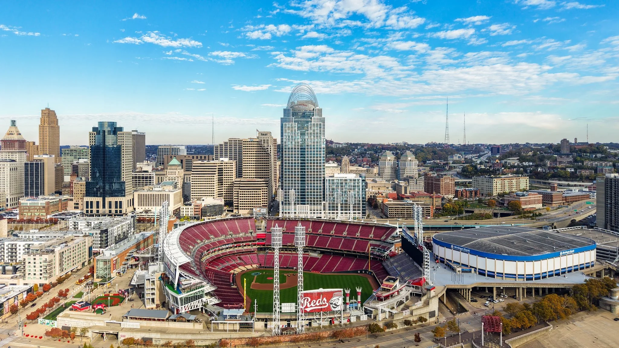 7️⃣ Days‼️⚾️ 

#Reds #Baseball #MLB #drone #dji