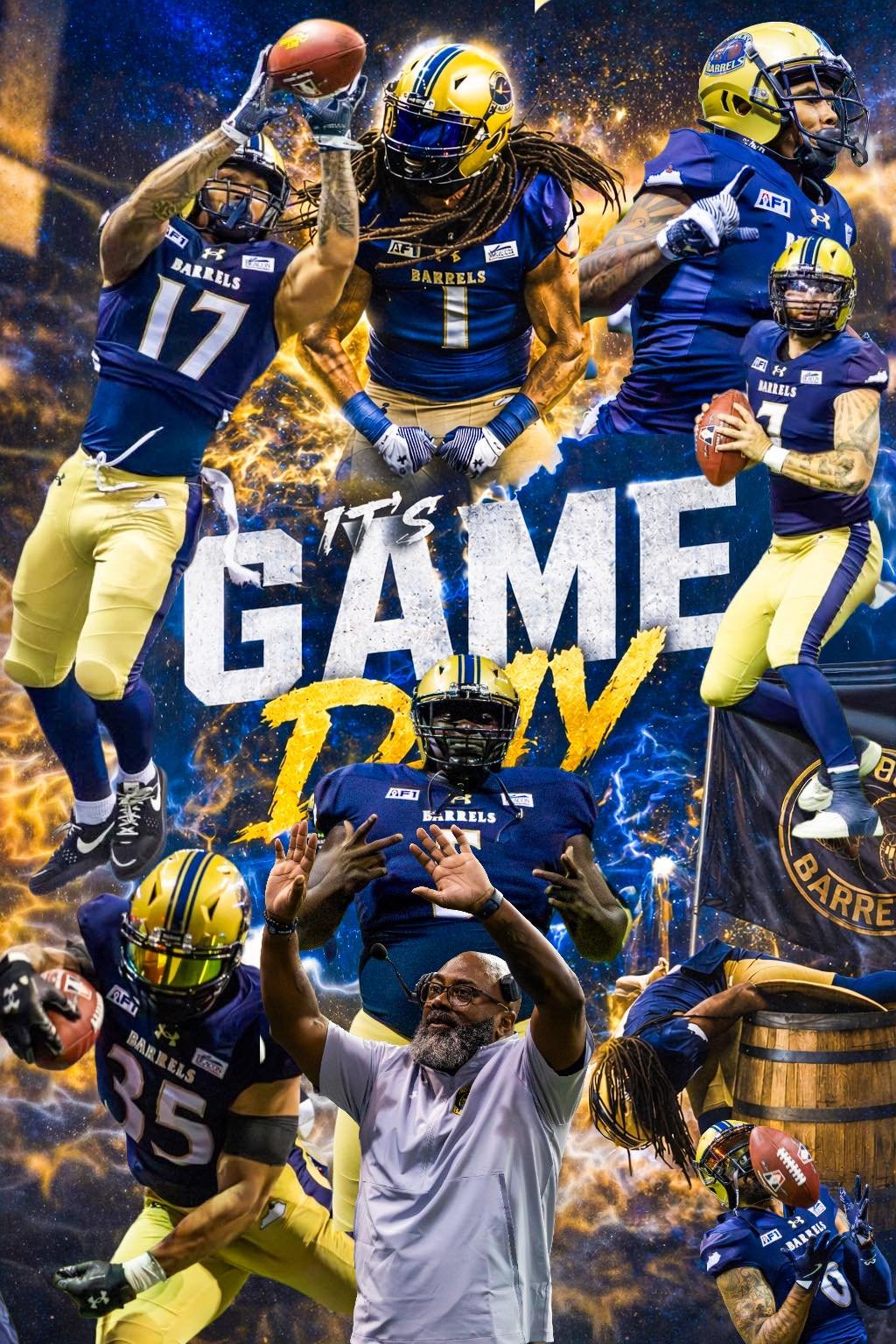 Let&rsquo;s go Kentucky Barrels‼️🏈 Kickoff is at 5:00 🕔 at Truist Arena at Northern Kentucky University! 

AF1 #ArenaFootball #af1 #football #sunday @kentuckybarrels