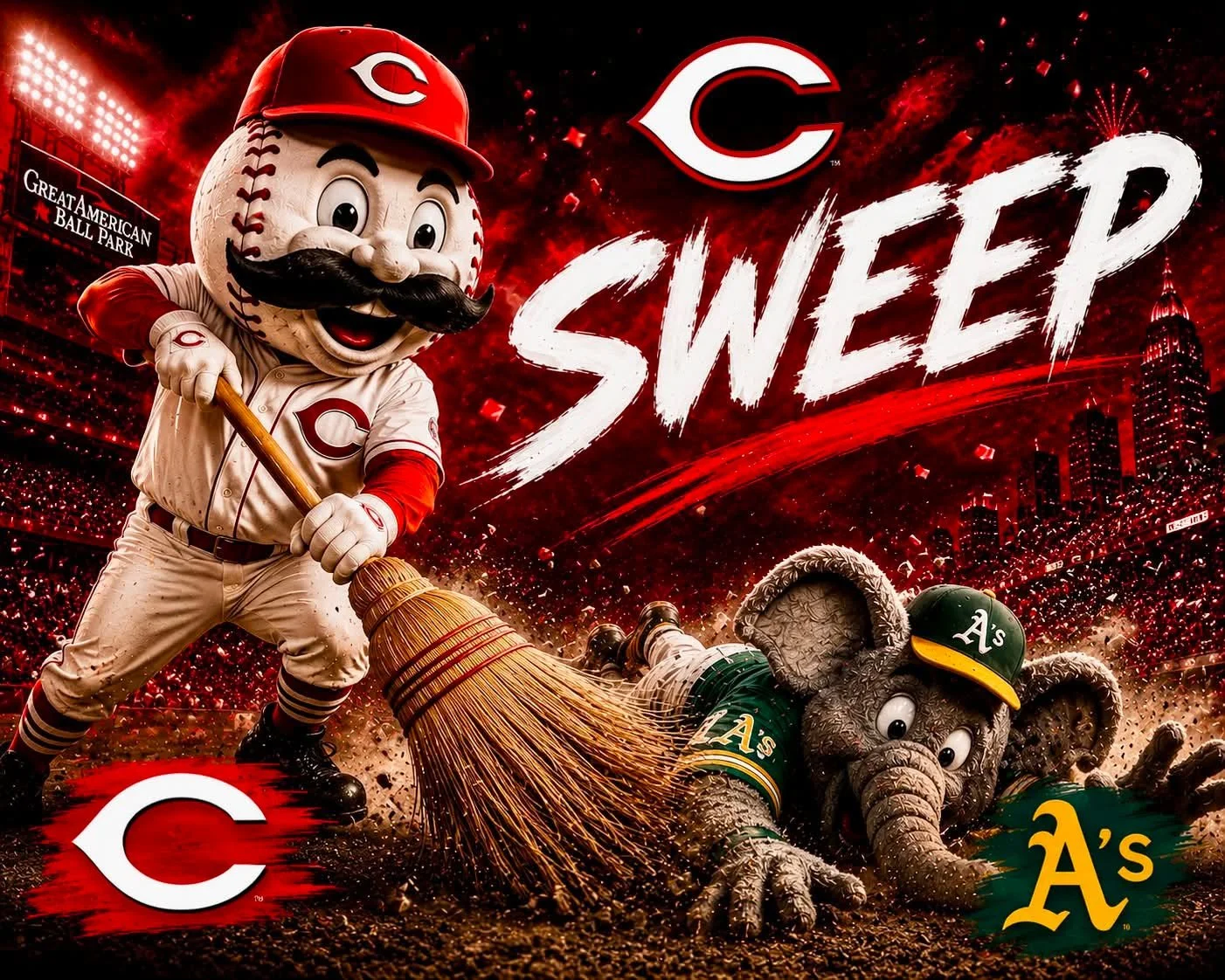 🧹🧹🧹

#Cincinnati #Reds