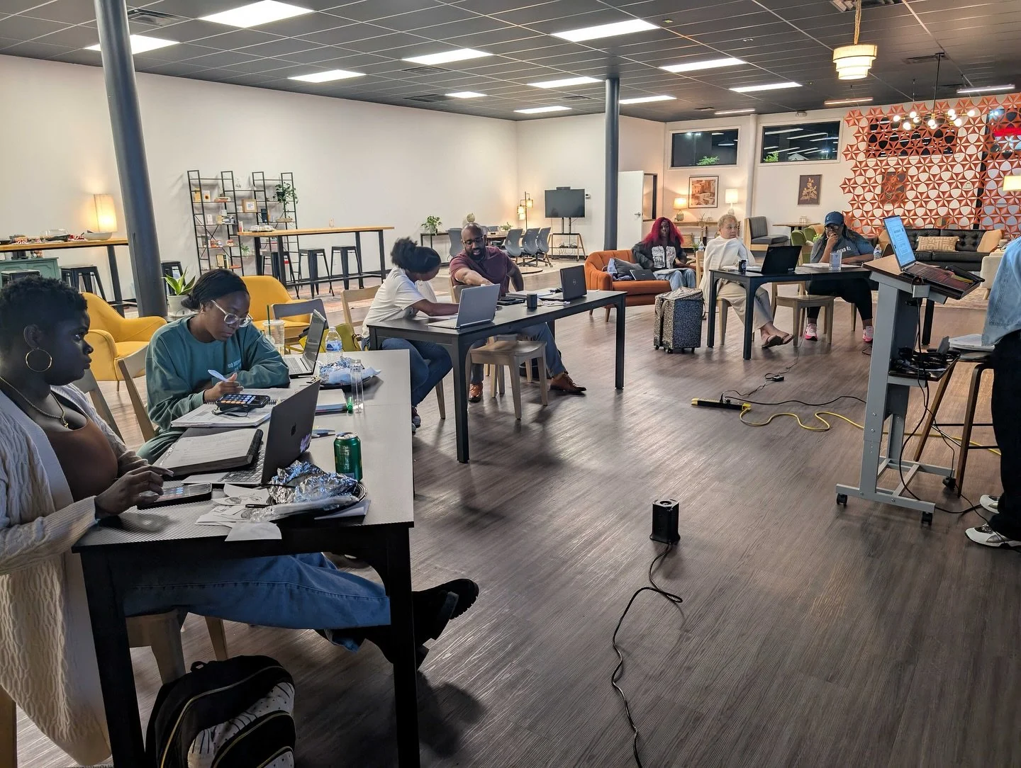 Our Community Business Academy continued last night with a Business Simulation. This activity helped the Fall 2025 cohort better understand the Business Cycle, what it takes to breakeven, and pricing models.

Teams manufactured a product, negotiated 