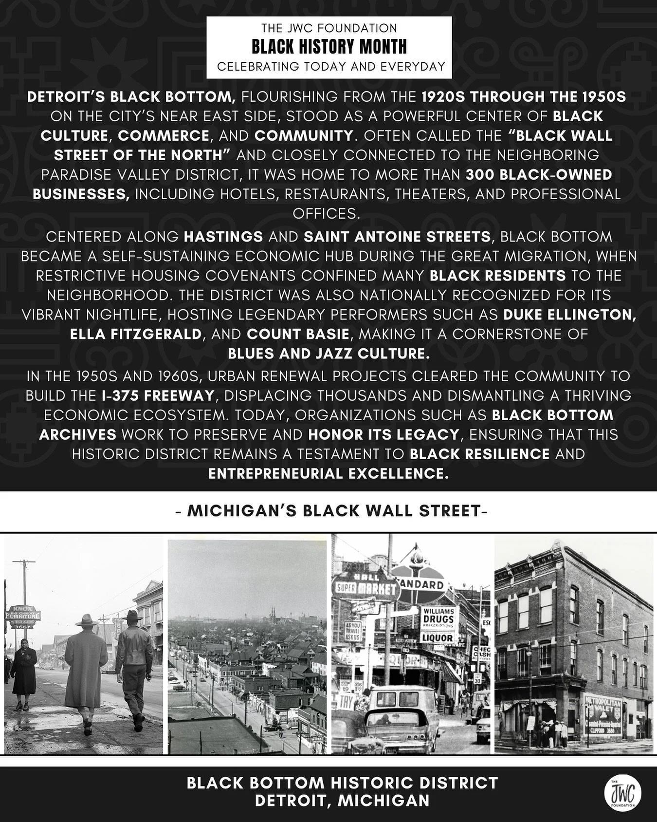 Black Bottom was more than a neighborhood. It was a powerhouse.

From the 1920s to the 1950s, Detroit&rsquo;s near east side became home to more than 300 Black-owned businesses, building a thriving economic and cultural hub during a time of segregati
