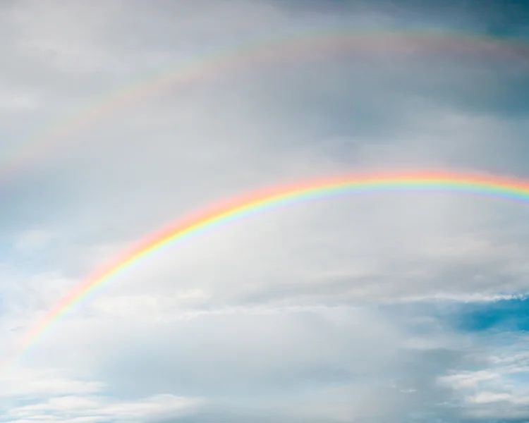 Rainbow in a quiet sky