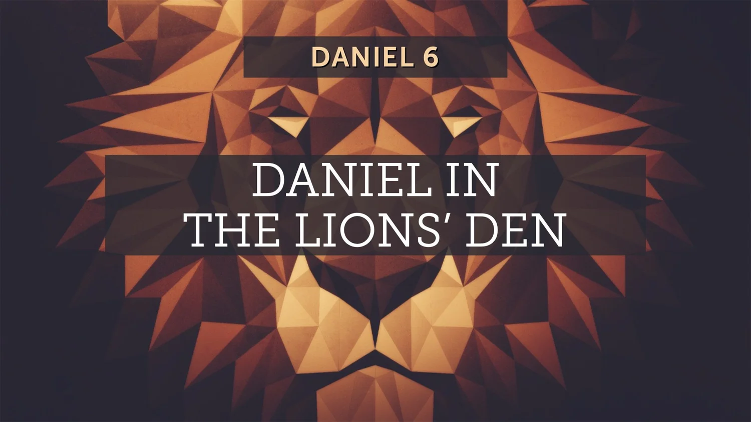Daniel in the Lions' Den