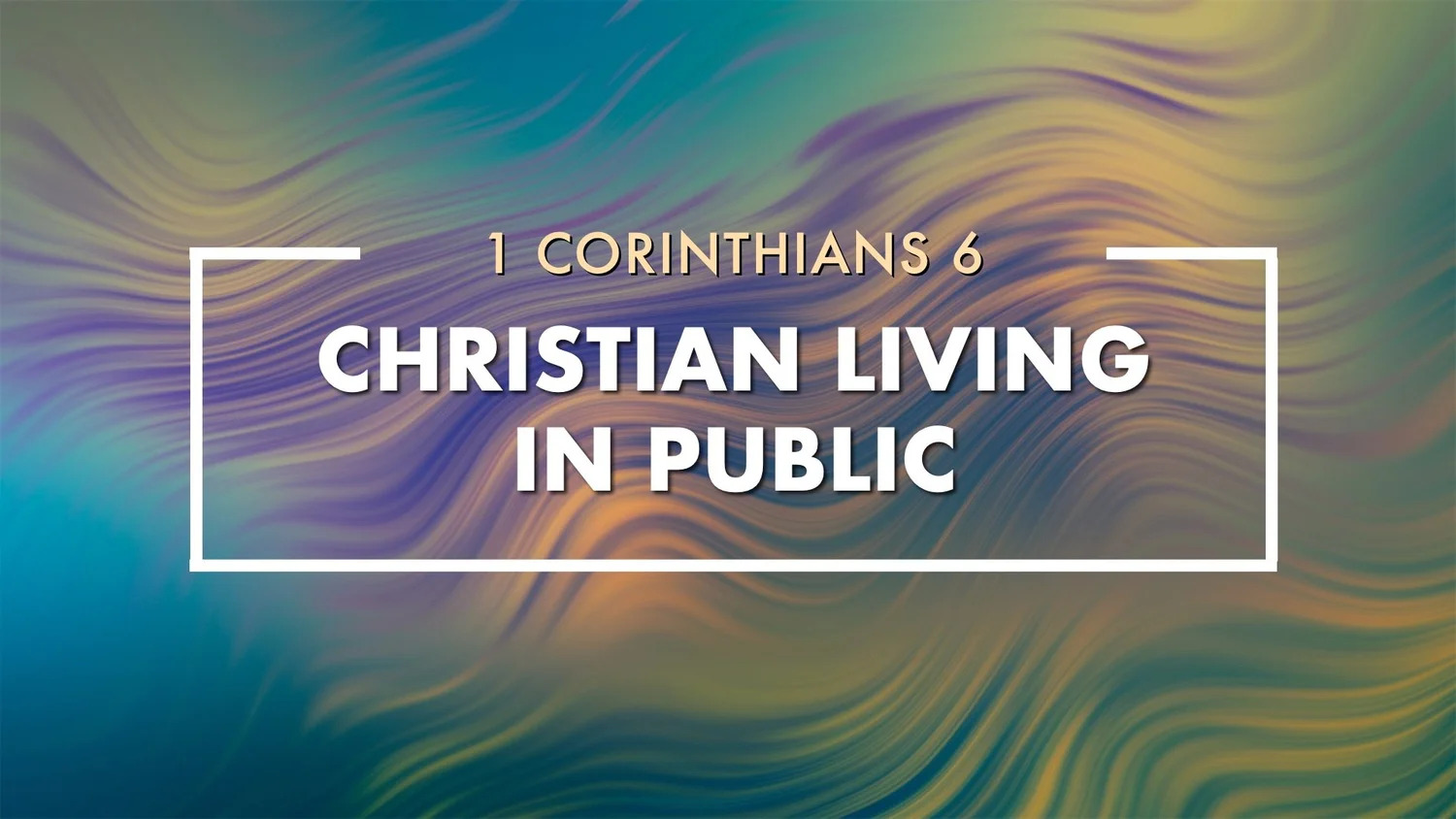 Christian Living in Public