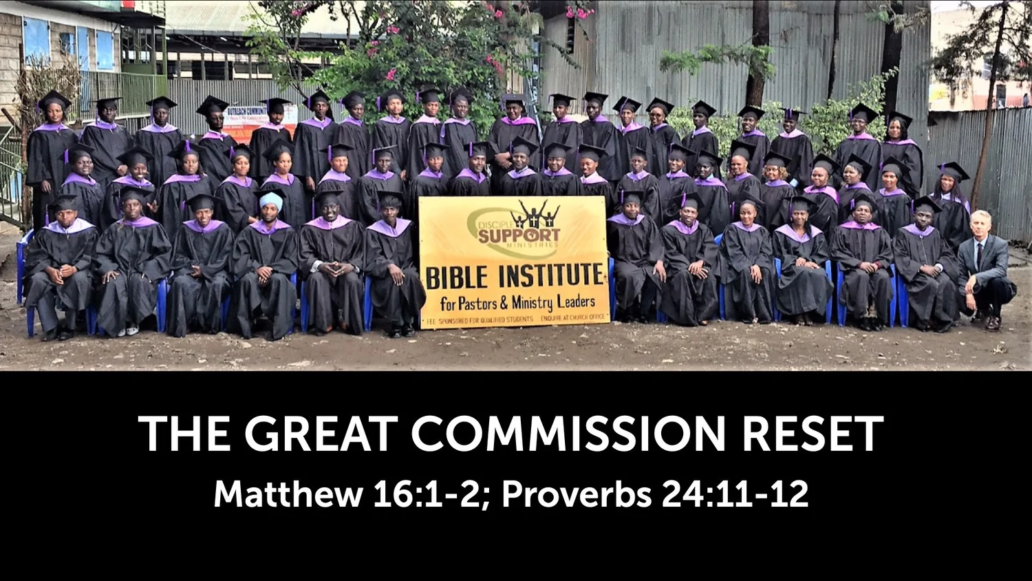 The Great Commission Reset