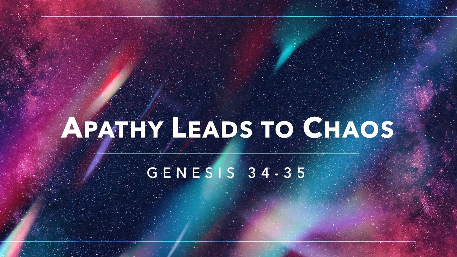 Apathy Leads to Chaos