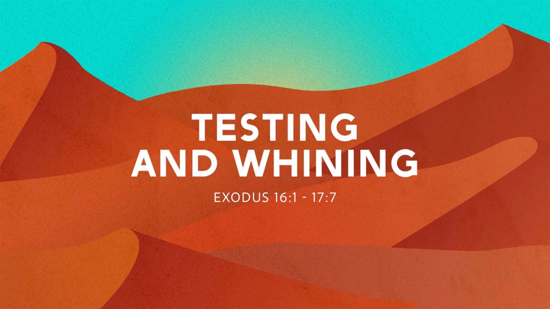 Testing and Whining