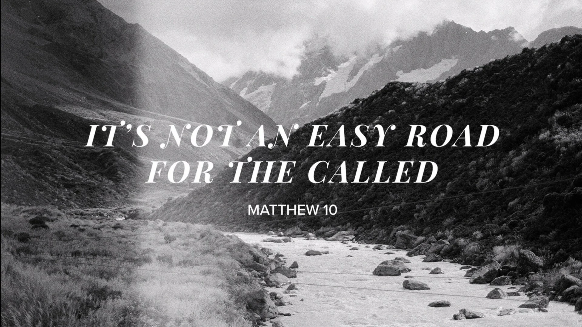 It's Not An Easy Road For The Called