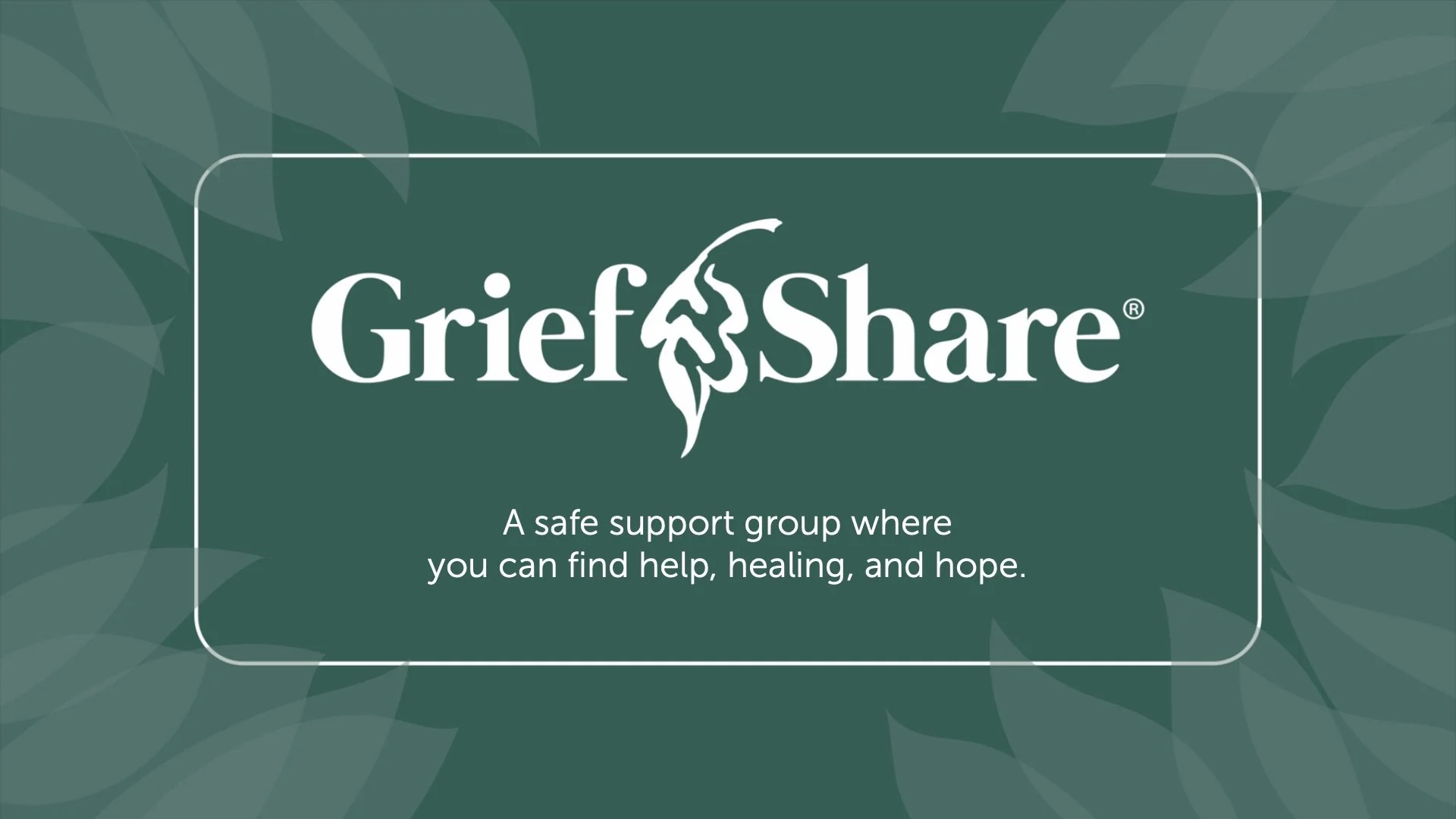 GriefShare Support Group