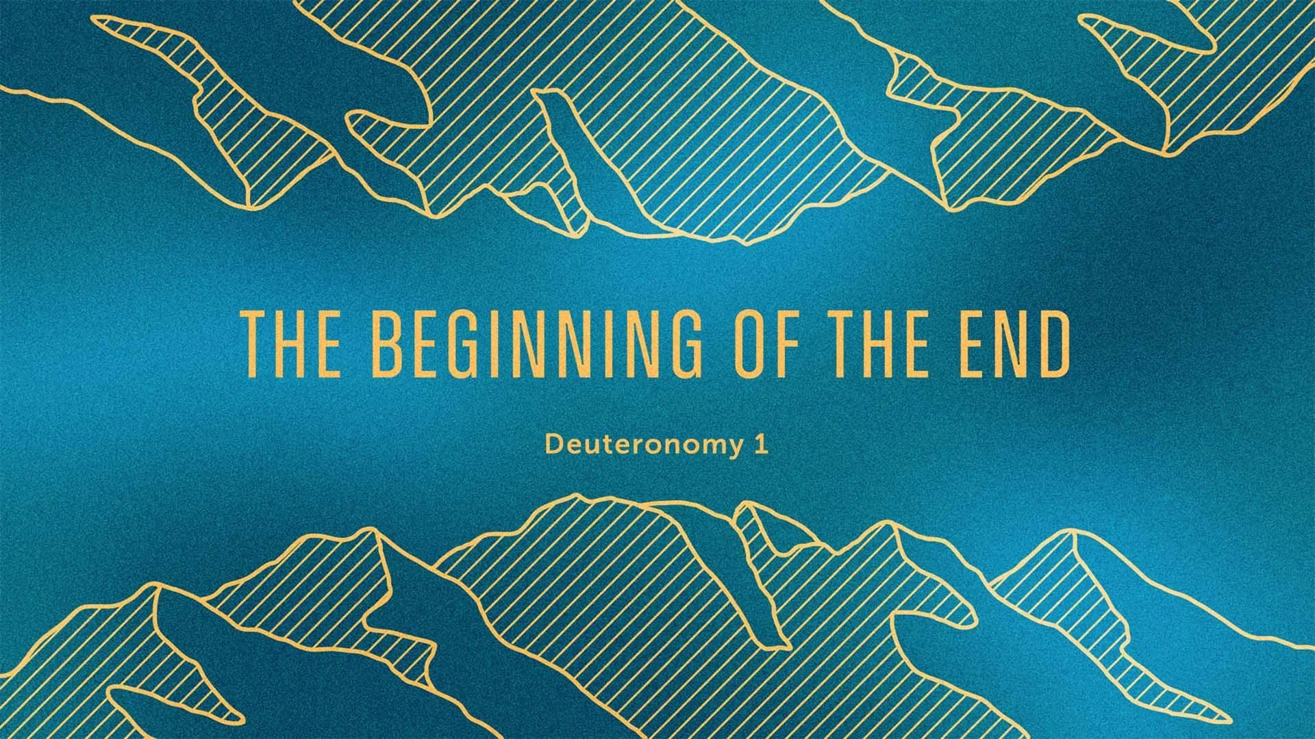 The Beginning of the End