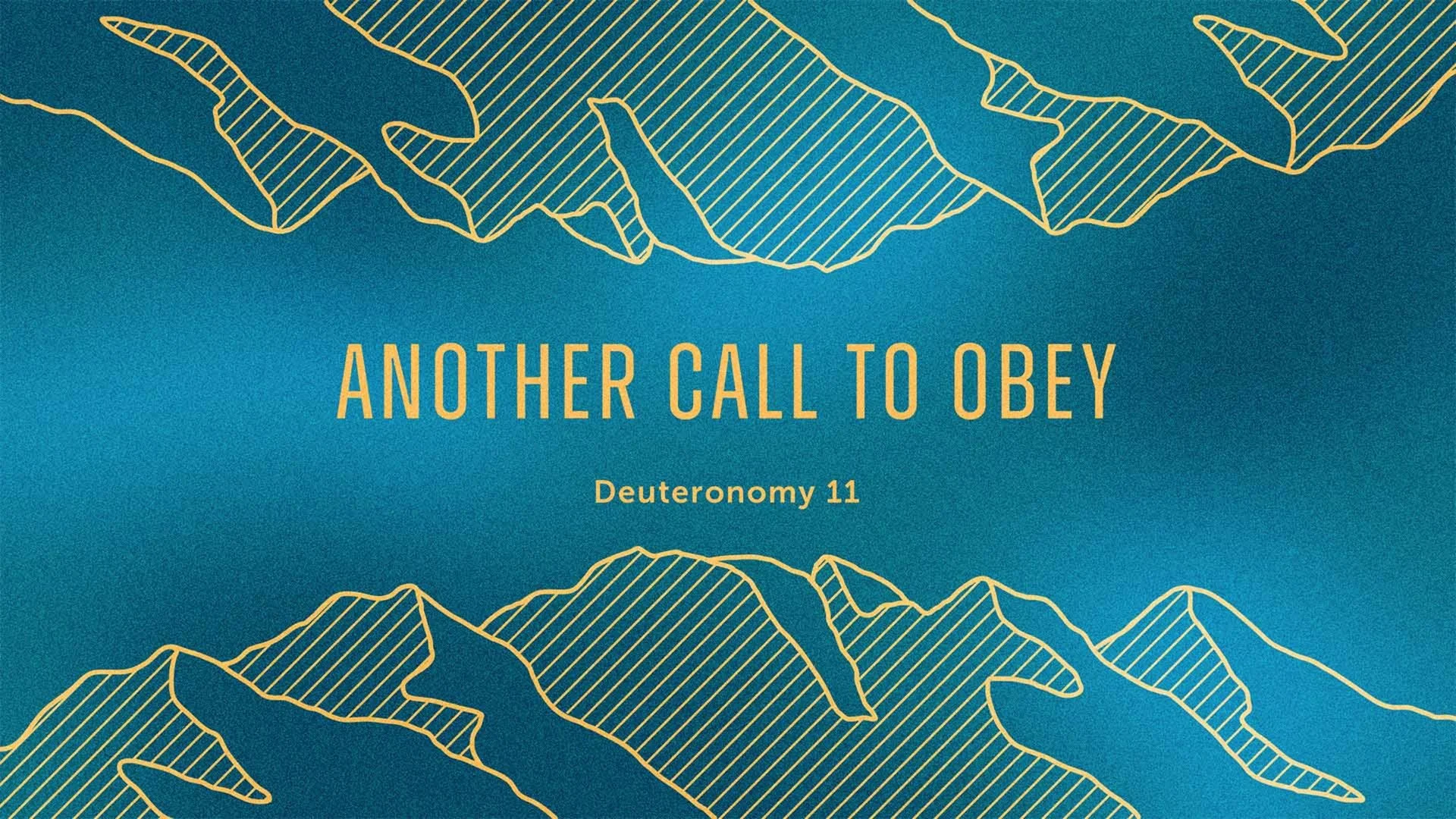Another Call to Obey