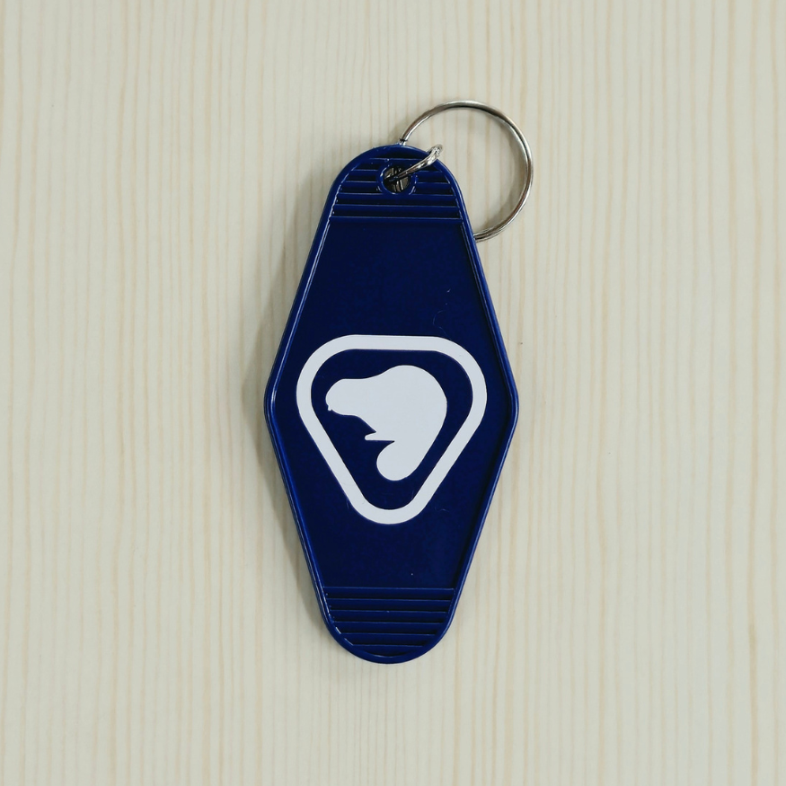 Navy Beaver Key Ring.png