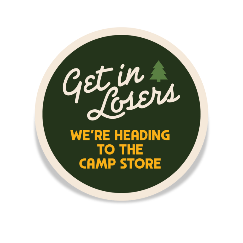 Camp Store Sticker