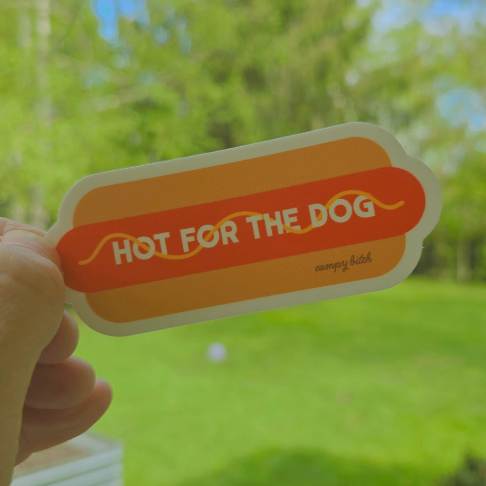 Hot For The Dog Sticker
