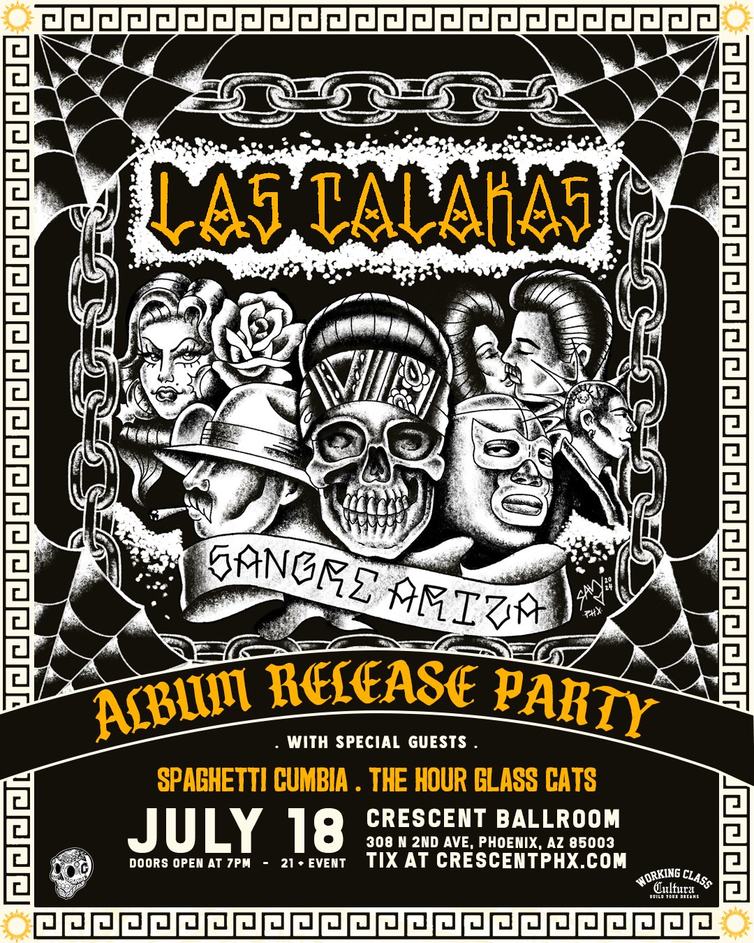 LAS CALAKAS 'SANGRE ARIZA' ALBUM RELEASE SHOW Special Guests: Spaghetti Cumbia and The Hourglass Cats
