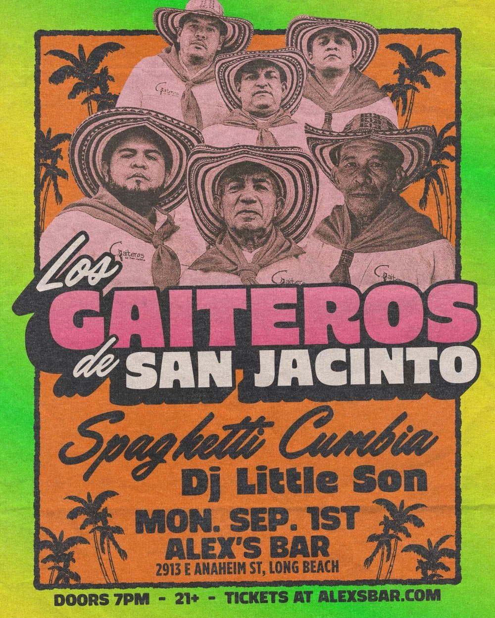 Los Gaiters De San Jacinto + Spaghetti Cumbia + DJ Little Son