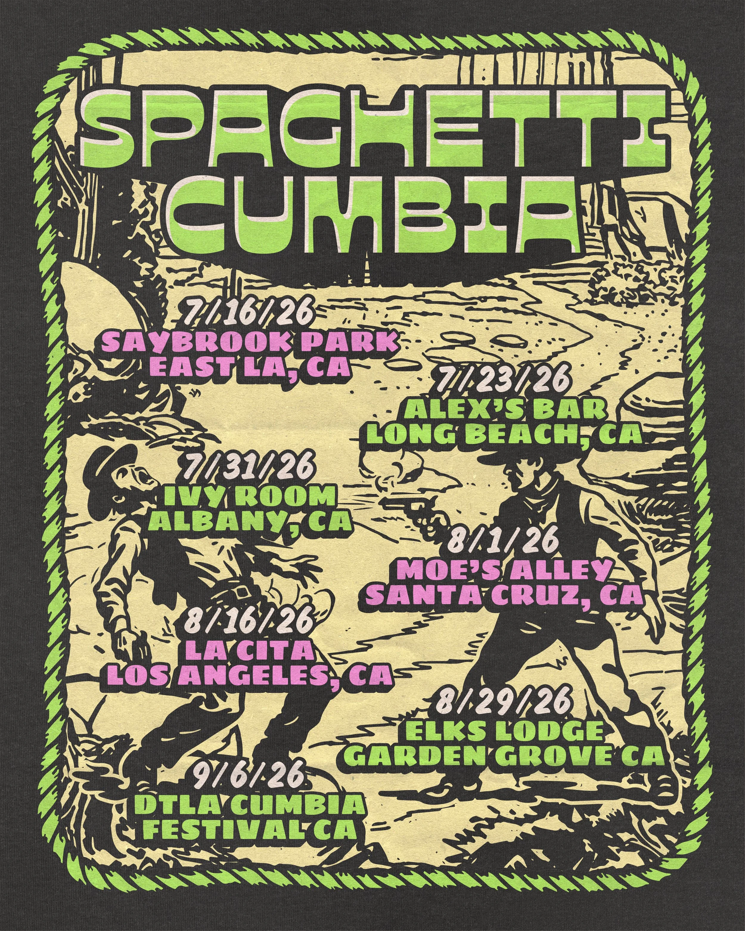 Moe's Alley Qiensave, Spaghetti Cumbia, DJ Baby Sizzle