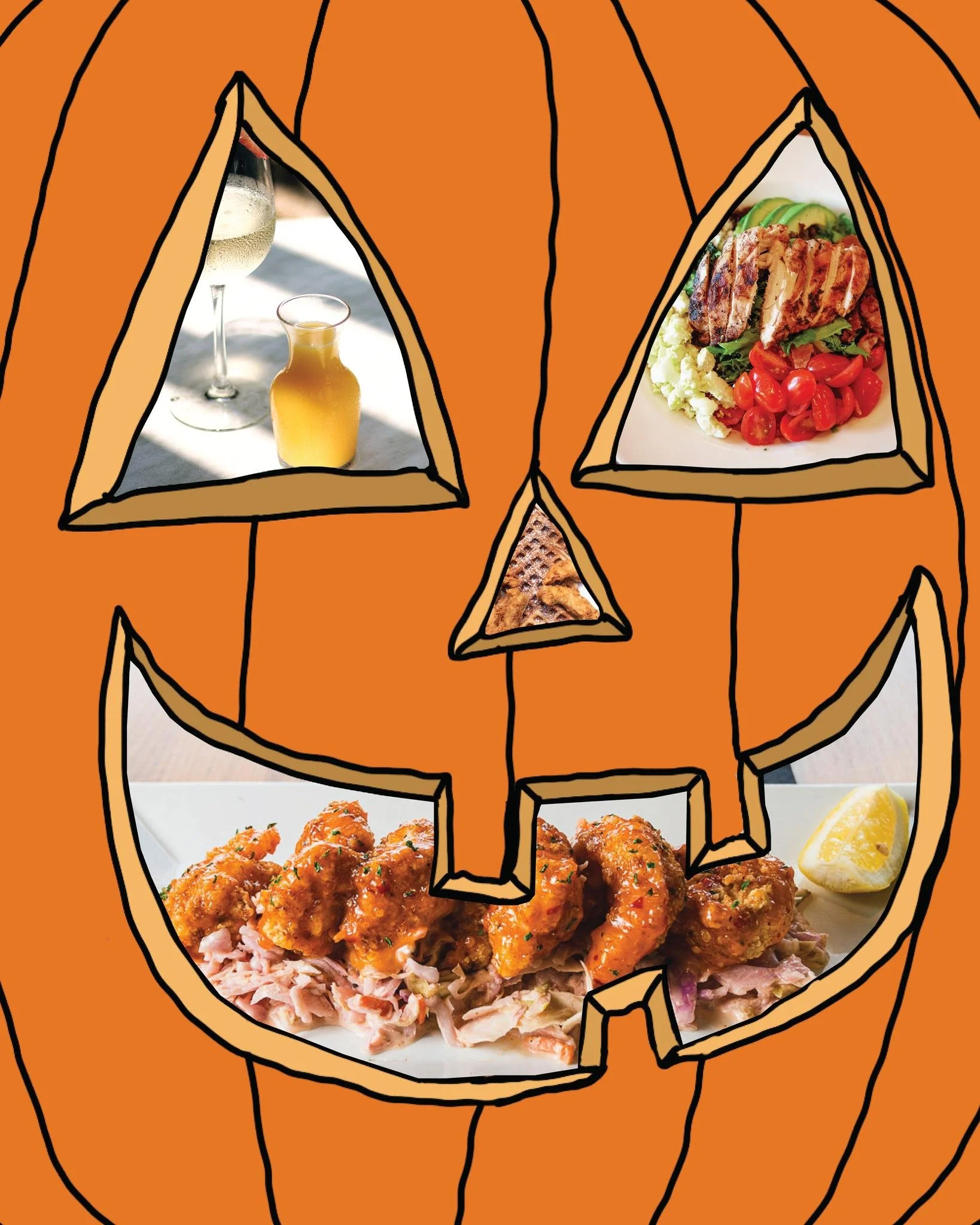 Waiting patiently in the most sincere pumpkin patch... Happy Pumpkin Day! 🍂 Here's to pumpkins, crisp fall vibes, and believing—just like Linus—that the Great Pumpkin might show up this year. 
#napaflats #PumpkinDay #eatlocaltulsa #Char