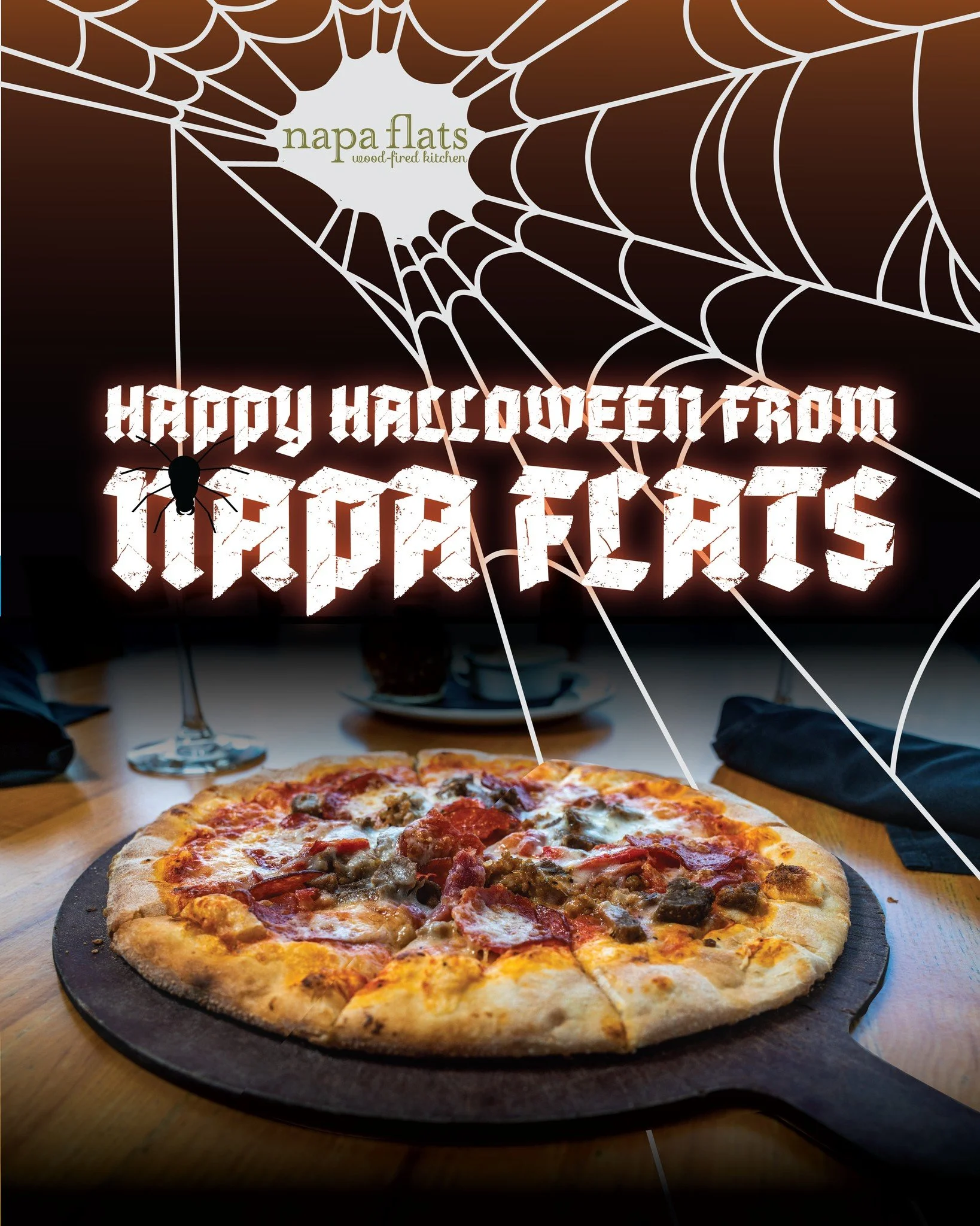 Happy Halloween from Napa Flats! Don't forget to fuel up with some scary delicious wood-fired pizza, for a fearsome night of fun!

#napaflats #happyhalloween #eatlocaltulsa #pizza #napaflatstulsa #halloween #bestrestauranttulsa #funtimes #savor #918e