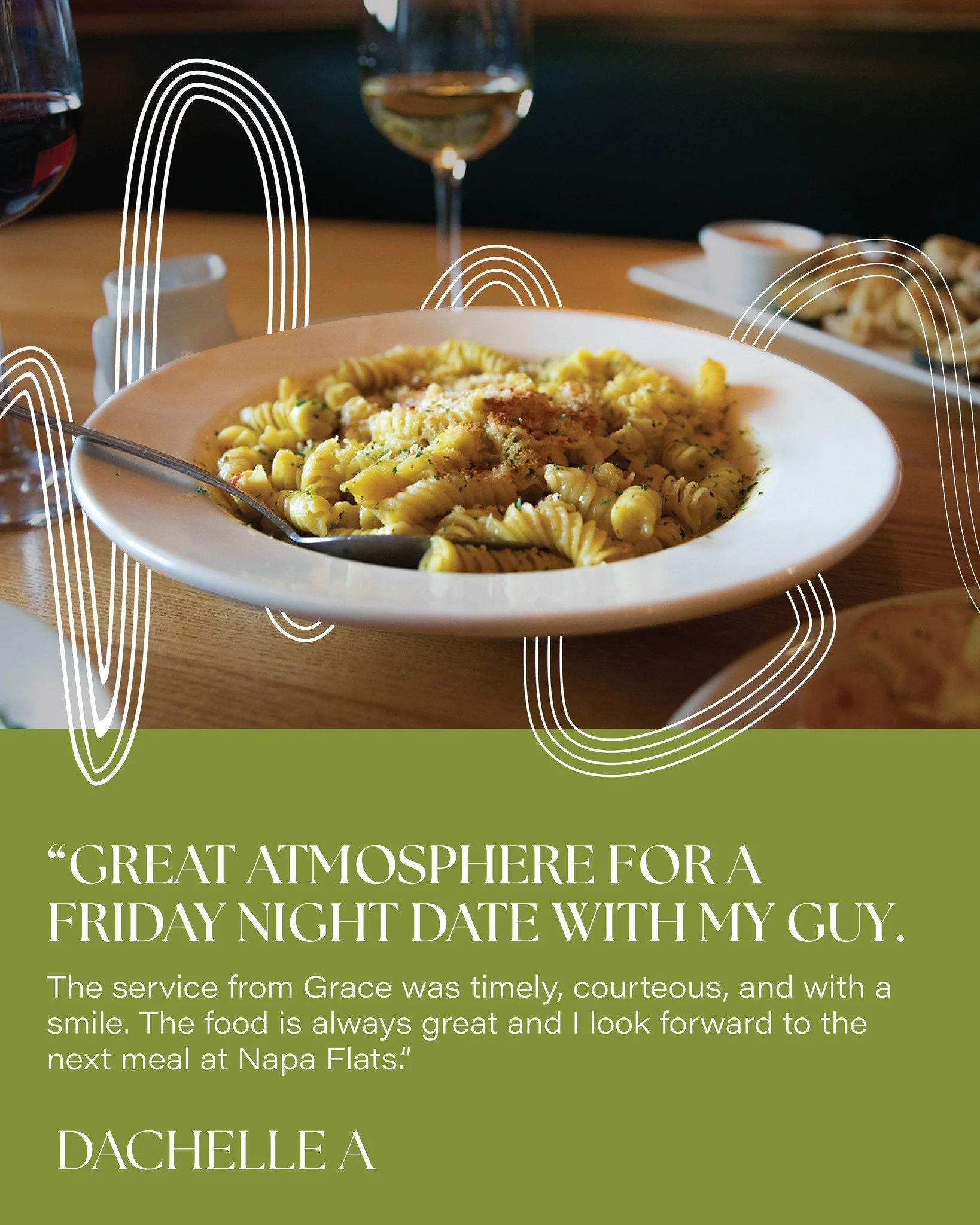 Another very kind review from our Tulsa community! We are just so happy that we can consistently provide amazing service and delicious food!

#napaflats #customerreview #eatlocaltulsa #macandcheese #napaflatstulsa #fivestar #bestrestauranttulsa #happ