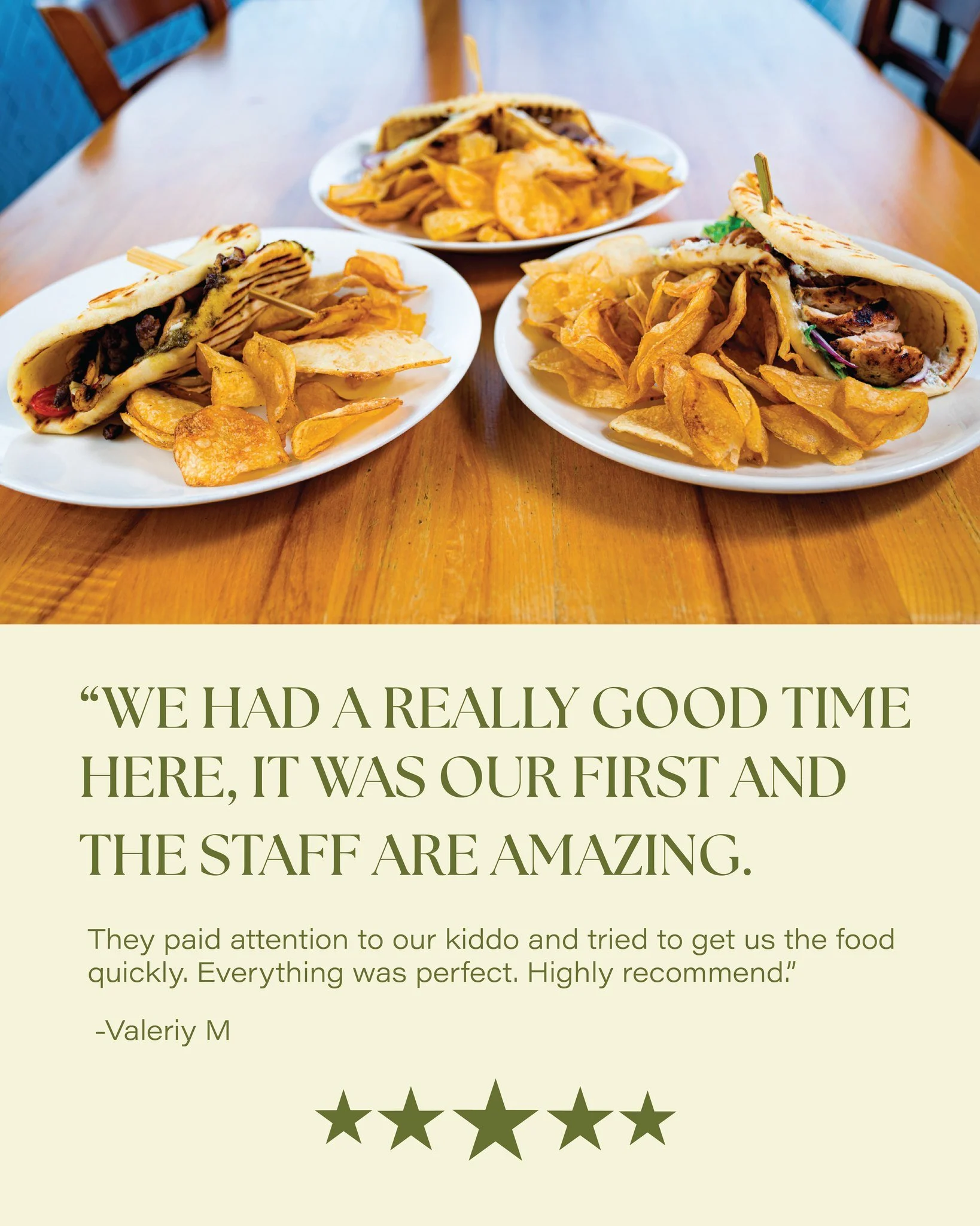 We are happy that we made your first experience at Napa Flats an exceptional one. Come back and see us again soon!

#napaflats #customerreview #eatlocaltulsa #fivestar #napaflatstulsa #flats #bestrestauranttulsa #funtimes #savor #918eats #johncrancer