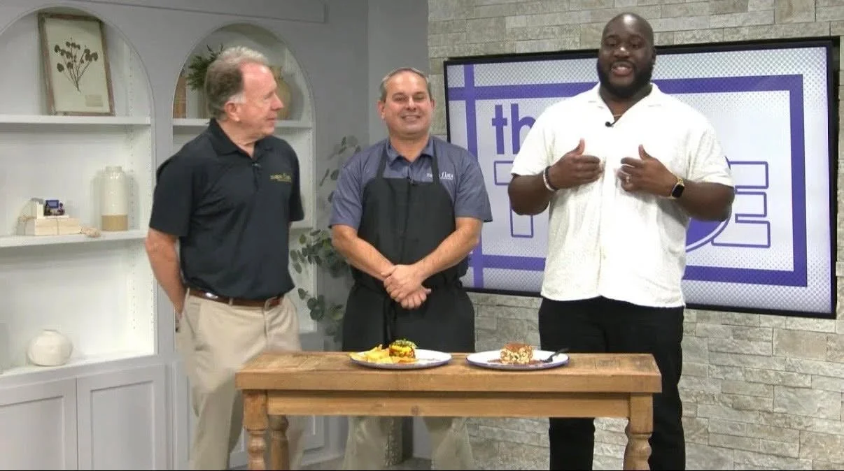 TOM KENNEY Guest Hosts The Three TV Shows on KBTX for the week.

Tom Kenney, Owner of Napa Flats and Napa Flats Bistro, was asked to guest host The Three TV Show on KBTX-TV3 and online at Zeam.  The popular show, hosted by Conner Beene, features inte