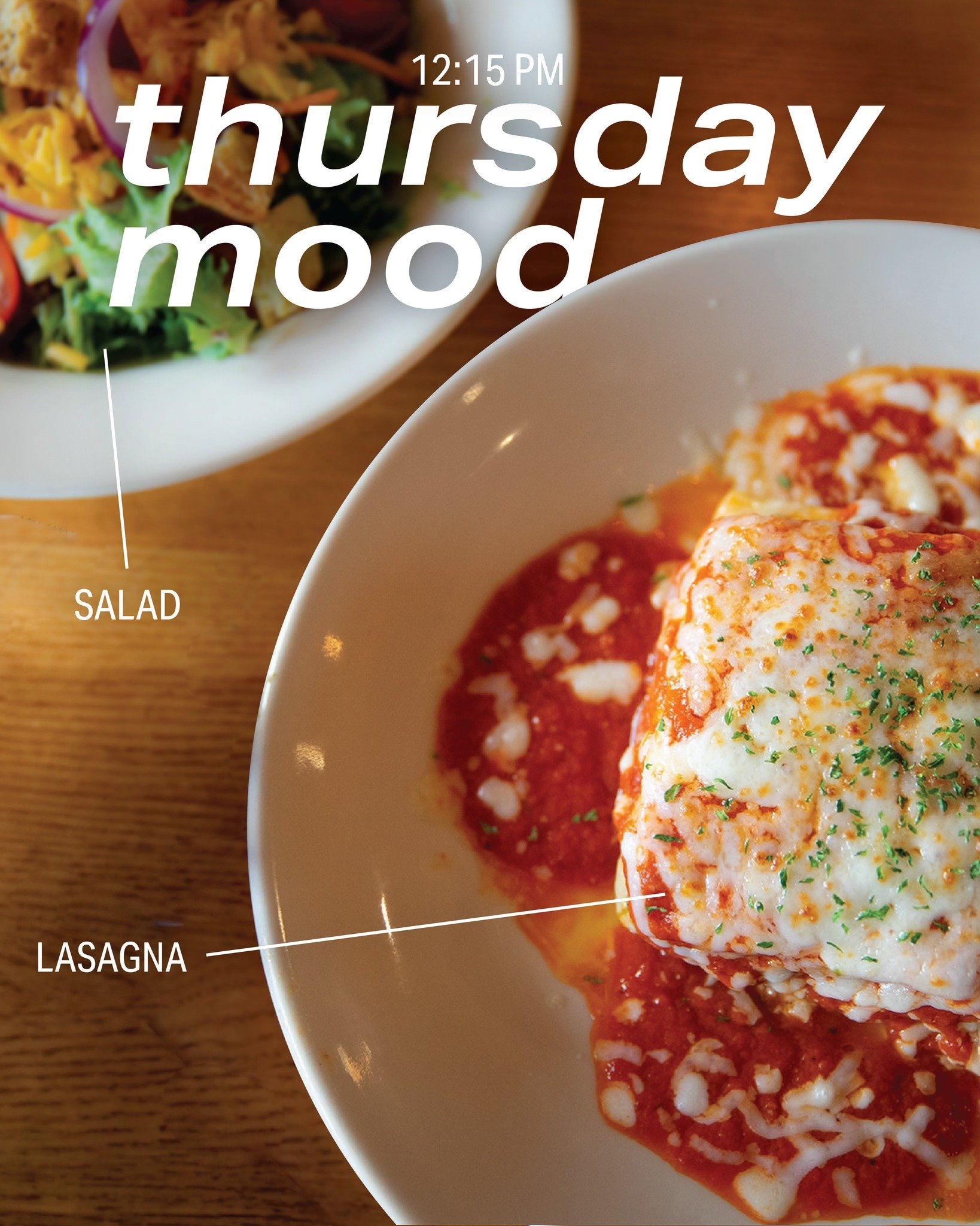 Happy Thursday! Celebrate the end of the week with a tasty lunch. So good you will feel like the weekend came early.

#napaflats #goodfood #eatlocaltulsa #thursdaymood #napaflatstulsa #favorites #bestrestauranttulsa #lasanga #savor #918eats #johncran
