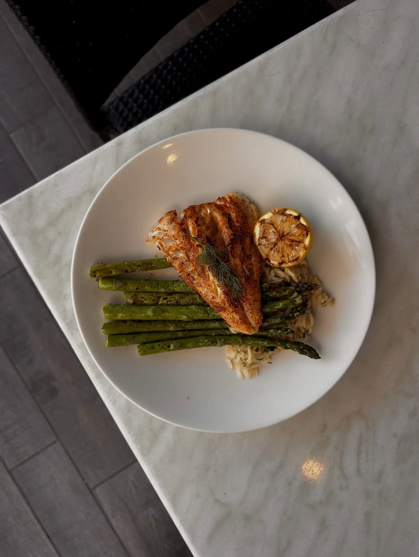 .New specials just dropped &amp; you don&rsquo;t want to miss it!

&bull; Pan-Seared Cod&mdash;Fresh cod filet finished with lemon dill butter, served alongside rice &amp; grilled asparagus.

&bull; Southwest Salmon Burger&mdash;Verlasso salmon patty
