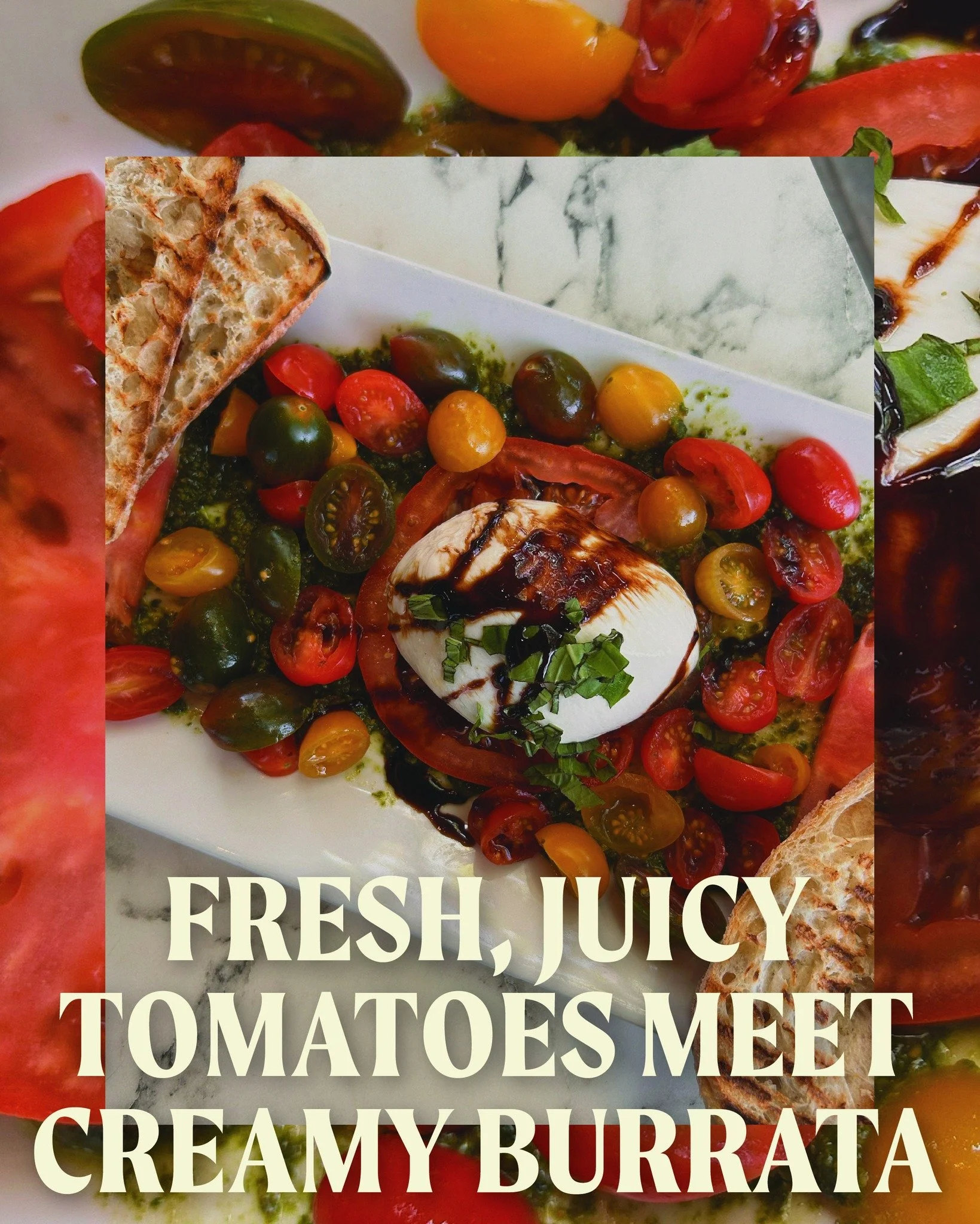 The weather is getting warmer, why not enjoy it with a refreshing appetizer?

#napaflats #tomato #eatlocaltulsa #burrata #napaflatstulsa #favorites #bestrestauranttulsa #funtimes #savor #918eats #johncrancer