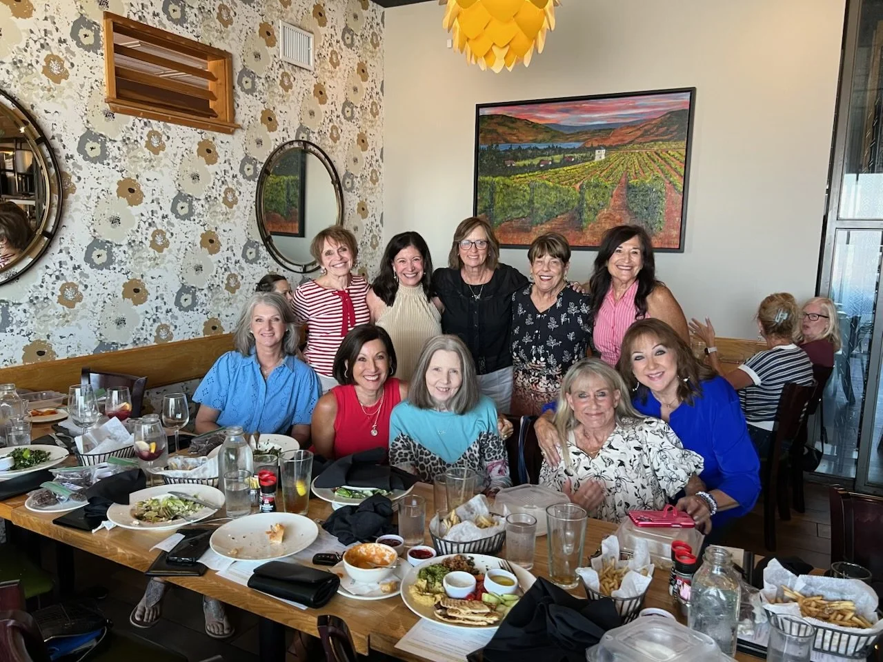 Bryan High School, BHS Cheer Reunion Group, and BHS Fun Bunch enjoy reconnecting at Napa Flats!