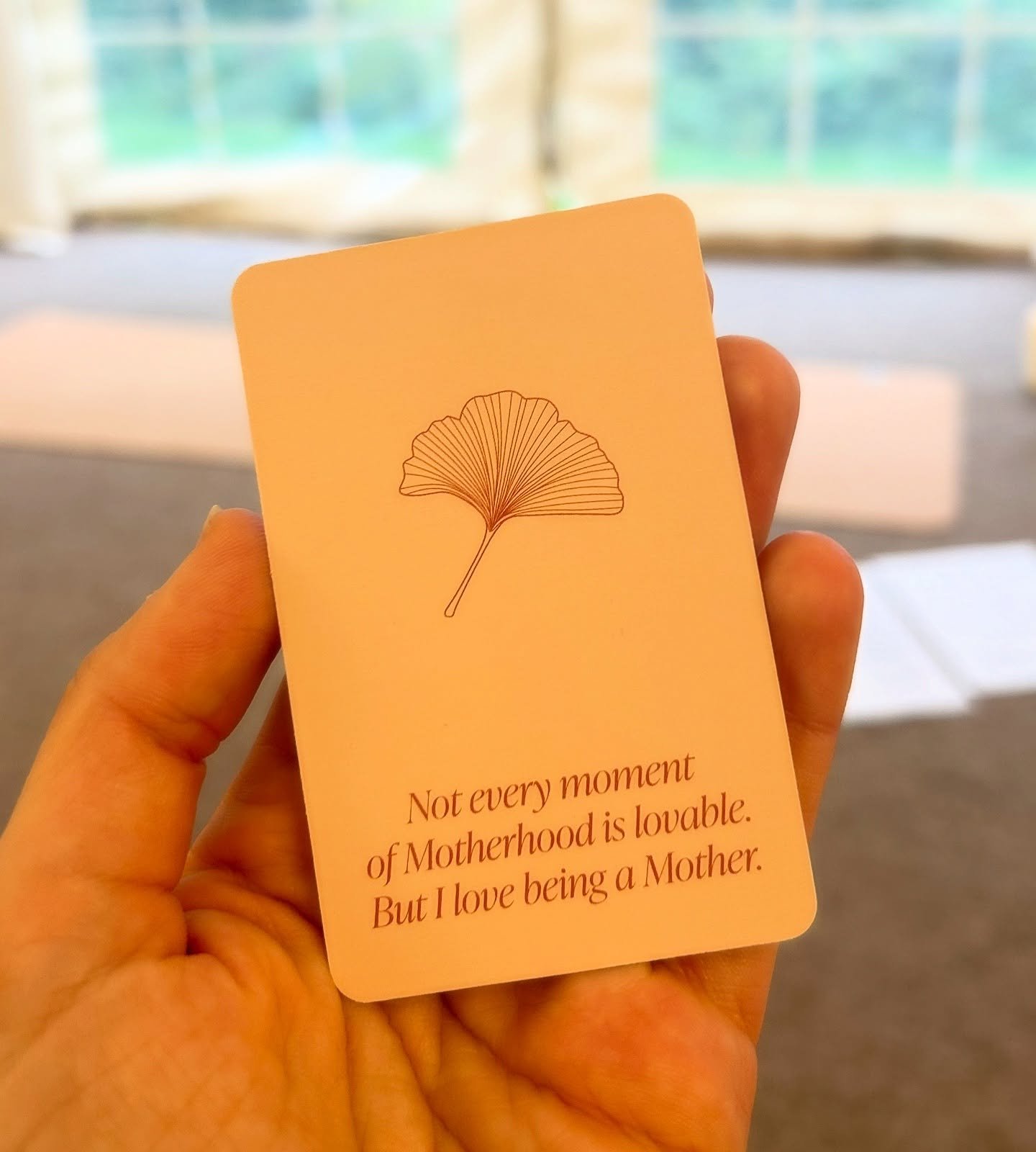 Little reminder mums 🫶🏼 

These affirmation cards were a part of our retreat day and these little reminders are so powerful in the busy-ness of motherhood. 

You&rsquo;re doing a wonderful job &hearts;️ 

#mumaffirmations #mumssupportmums #yogateac