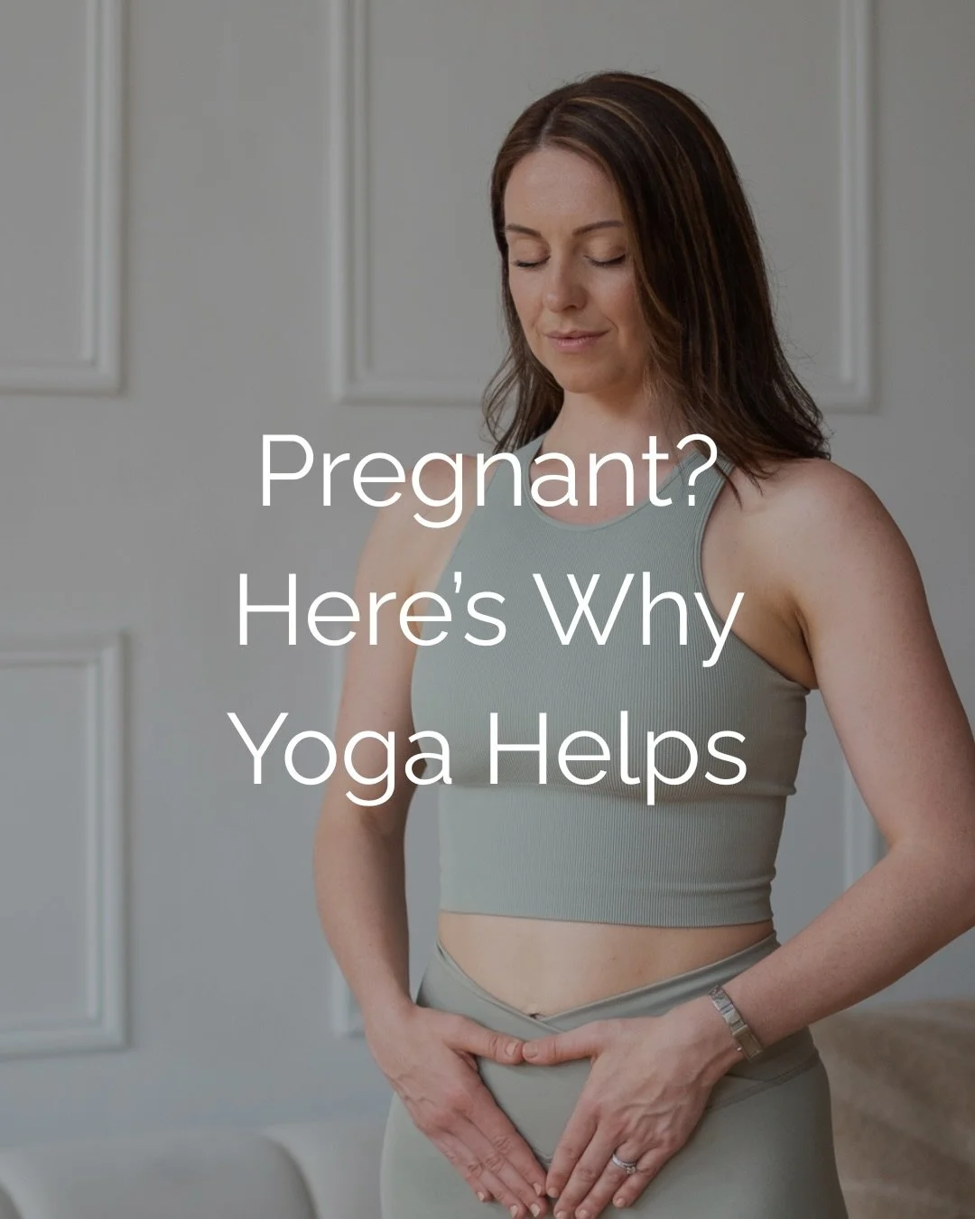 Growing a baby is big work and pregnancy yoga is one of the simplest ways to feel more comfortable, more connected, and more confident as your body changes. 🤍

Here&rsquo;s why it&rsquo;s such a good idea:

✨ It eases common aches + tension
✨ Helps 