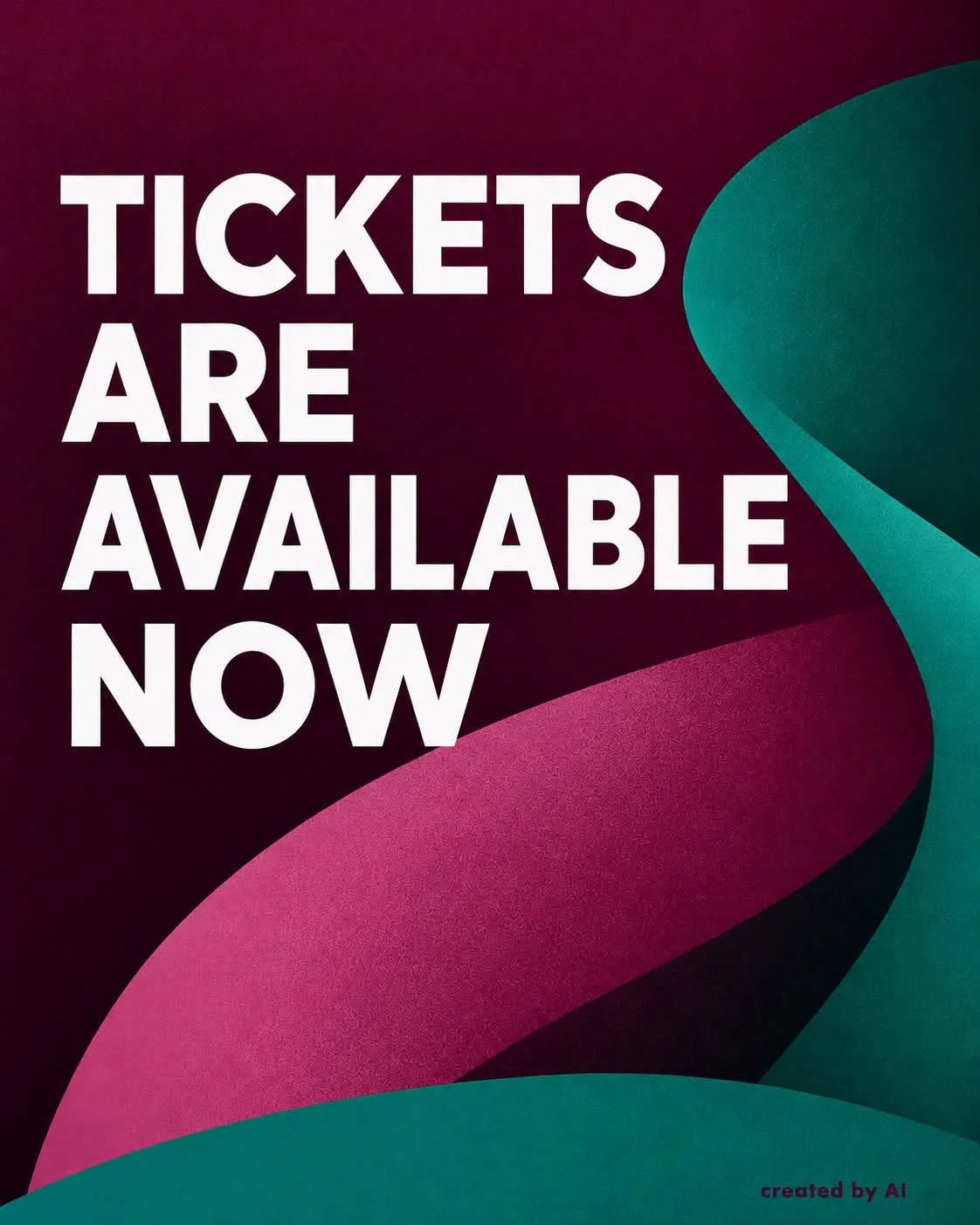 Tickets are available now!