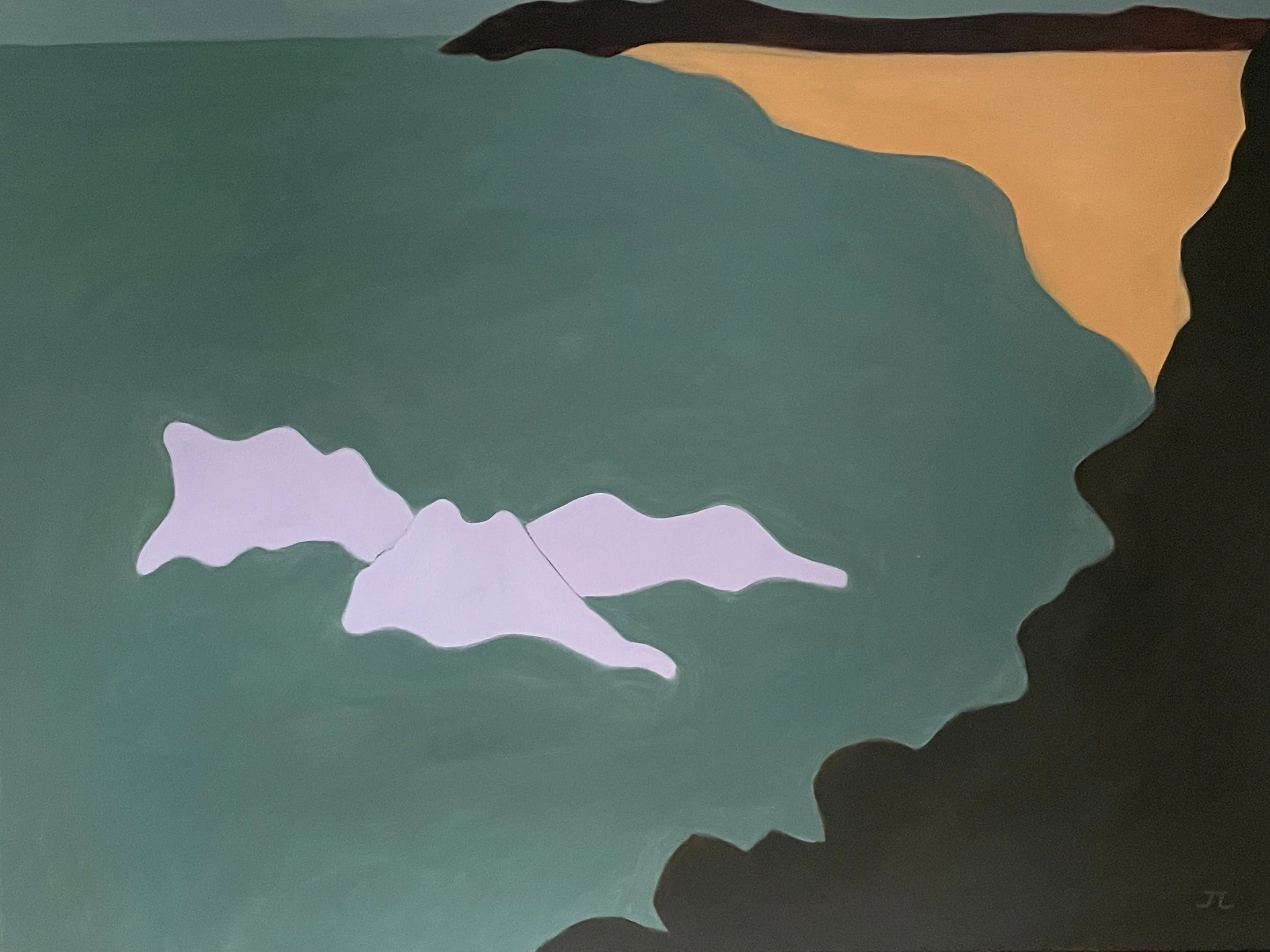 Three Rocks | Oil on Canvas