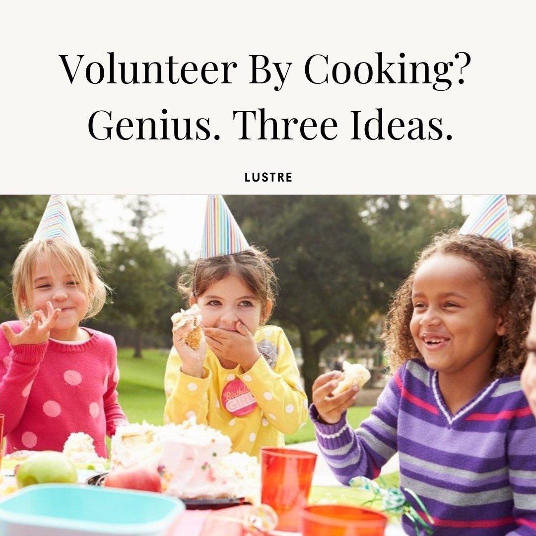 Perhaps you&rsquo;ve never thought that something you do every day is a way to volunteer. But it can be. 

Think about a harried household where takeout might be a financial burden so a made-by-someone else dinner is a welcome treat. Imagine delighti