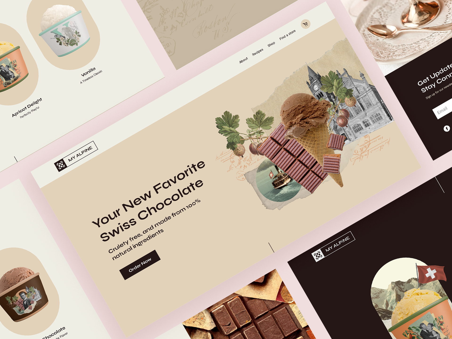 My Alpine: Vegan Frozen Yogurt Concept