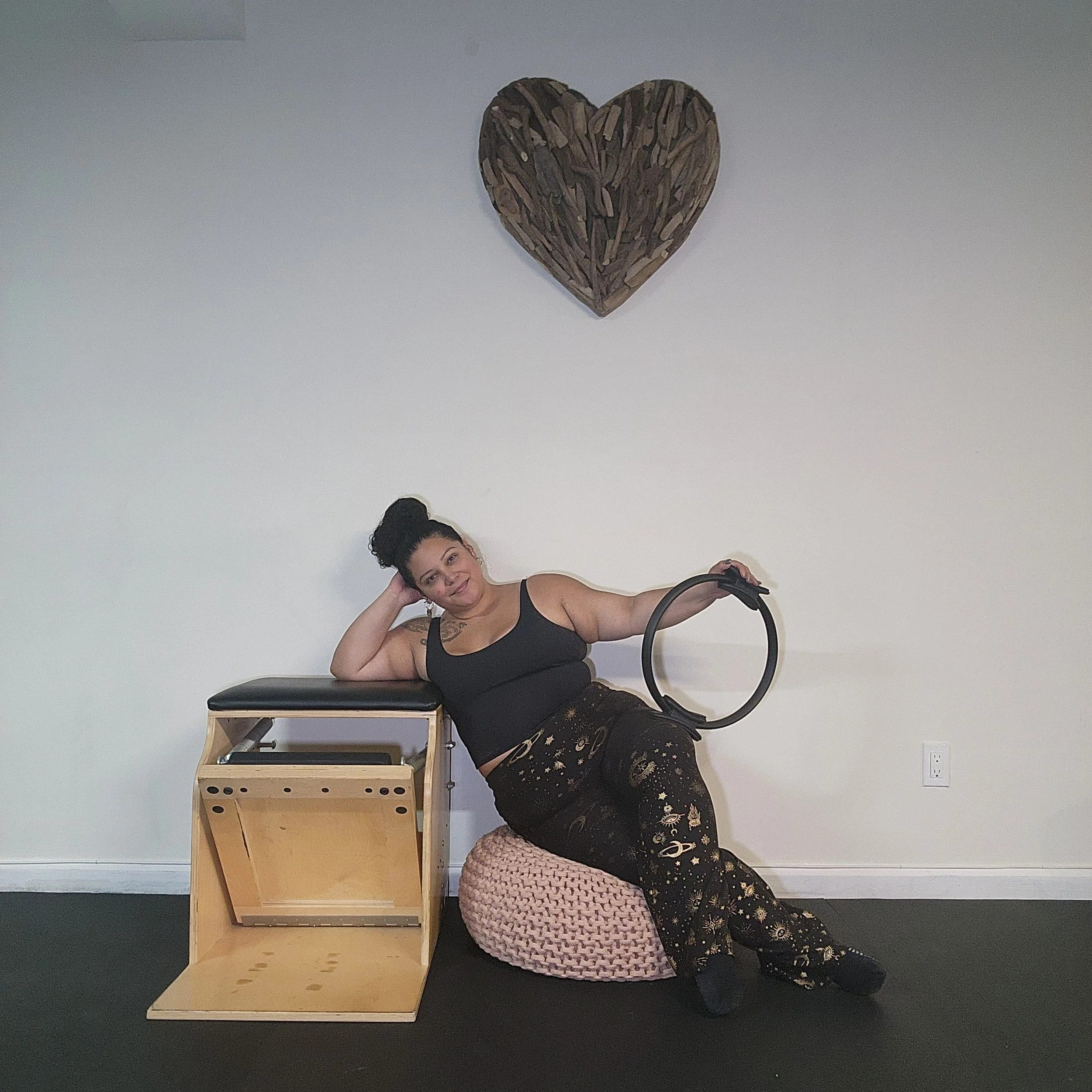 Latina, Puerto Rican, Dominican Pilates Instructor. Lower East Side, New York Native. Plus-size fitness instrcutor. Sabrina Castro