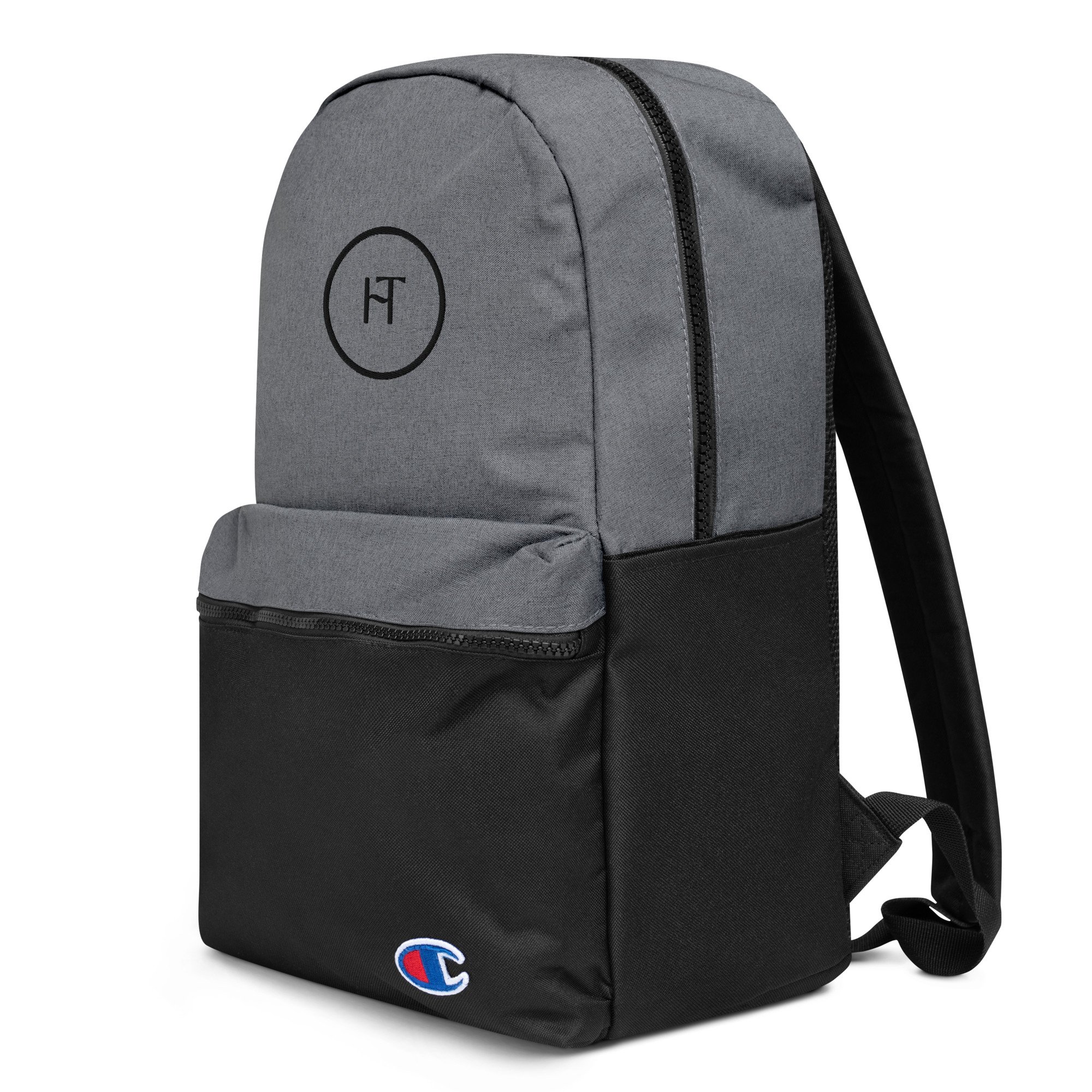 champion-backpack-heather-grey-black-left-front-65025917bb779.jpg