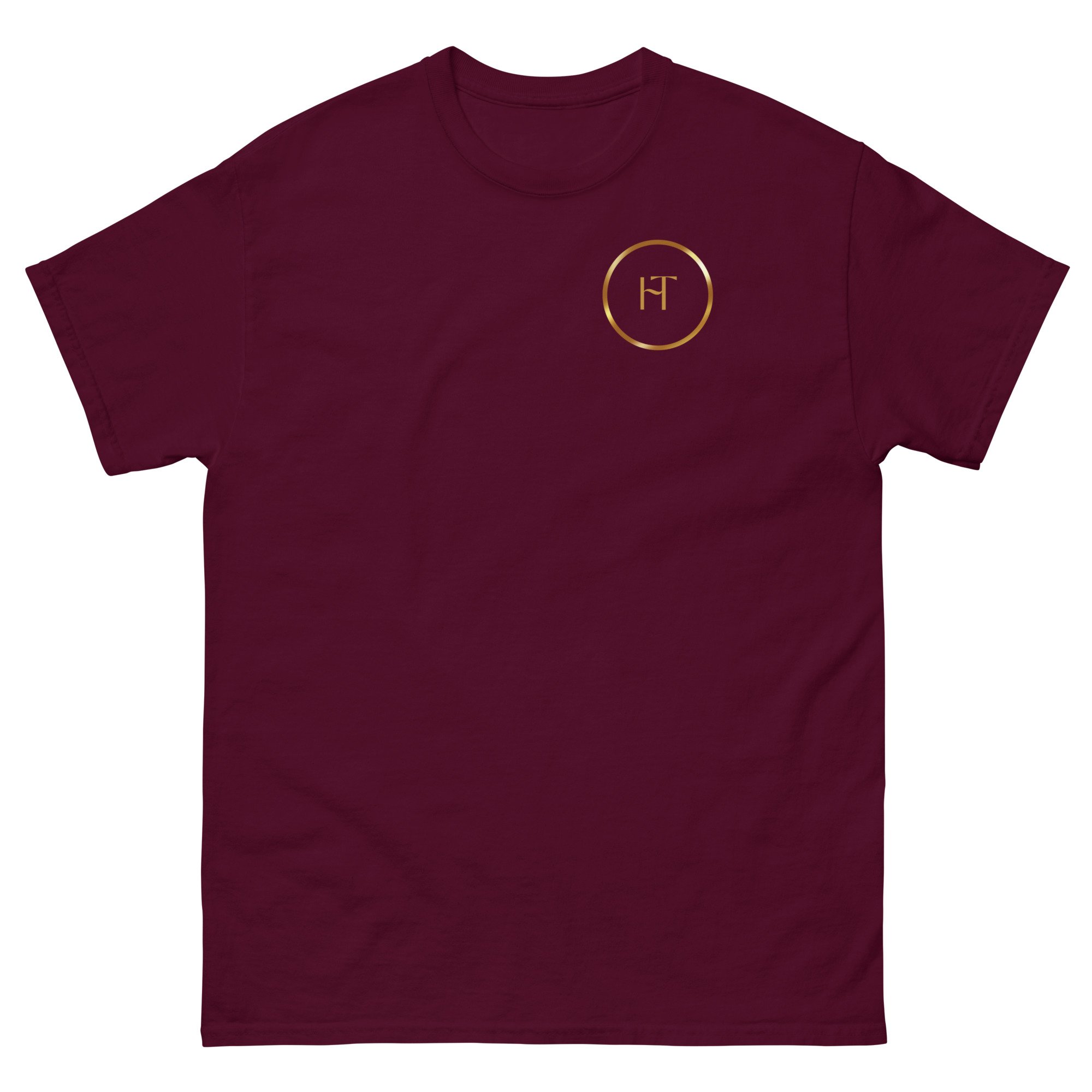 unisex-classic-tee-maroon-front-686e9fd836138.jpg