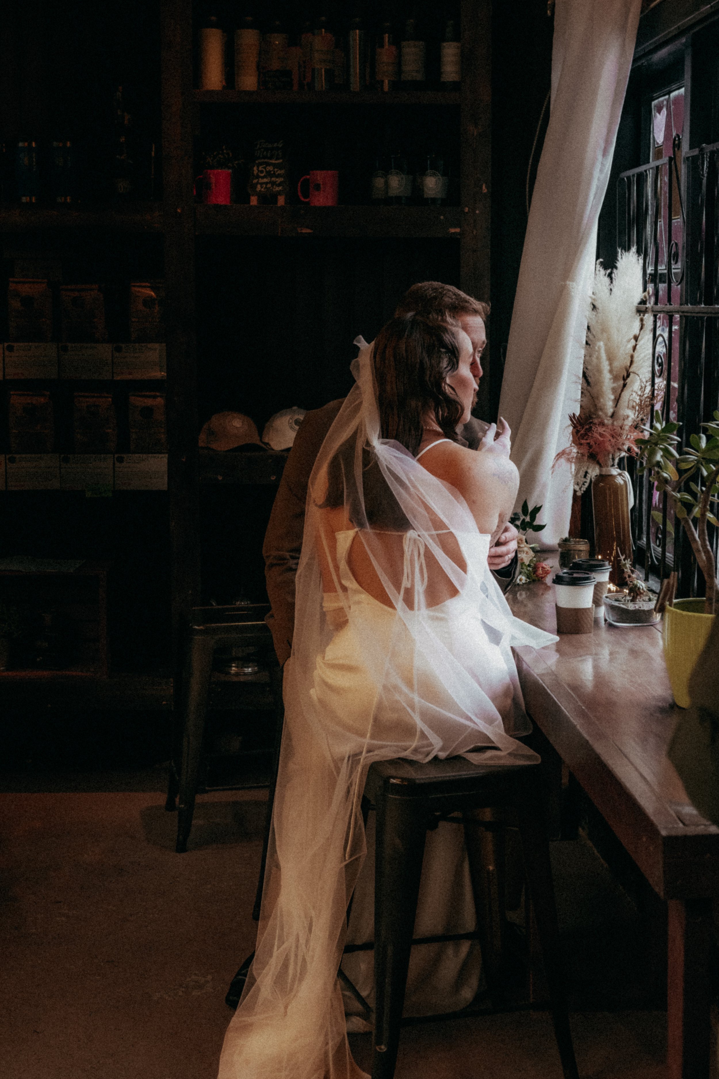 Coffee Shop Bride&Groom