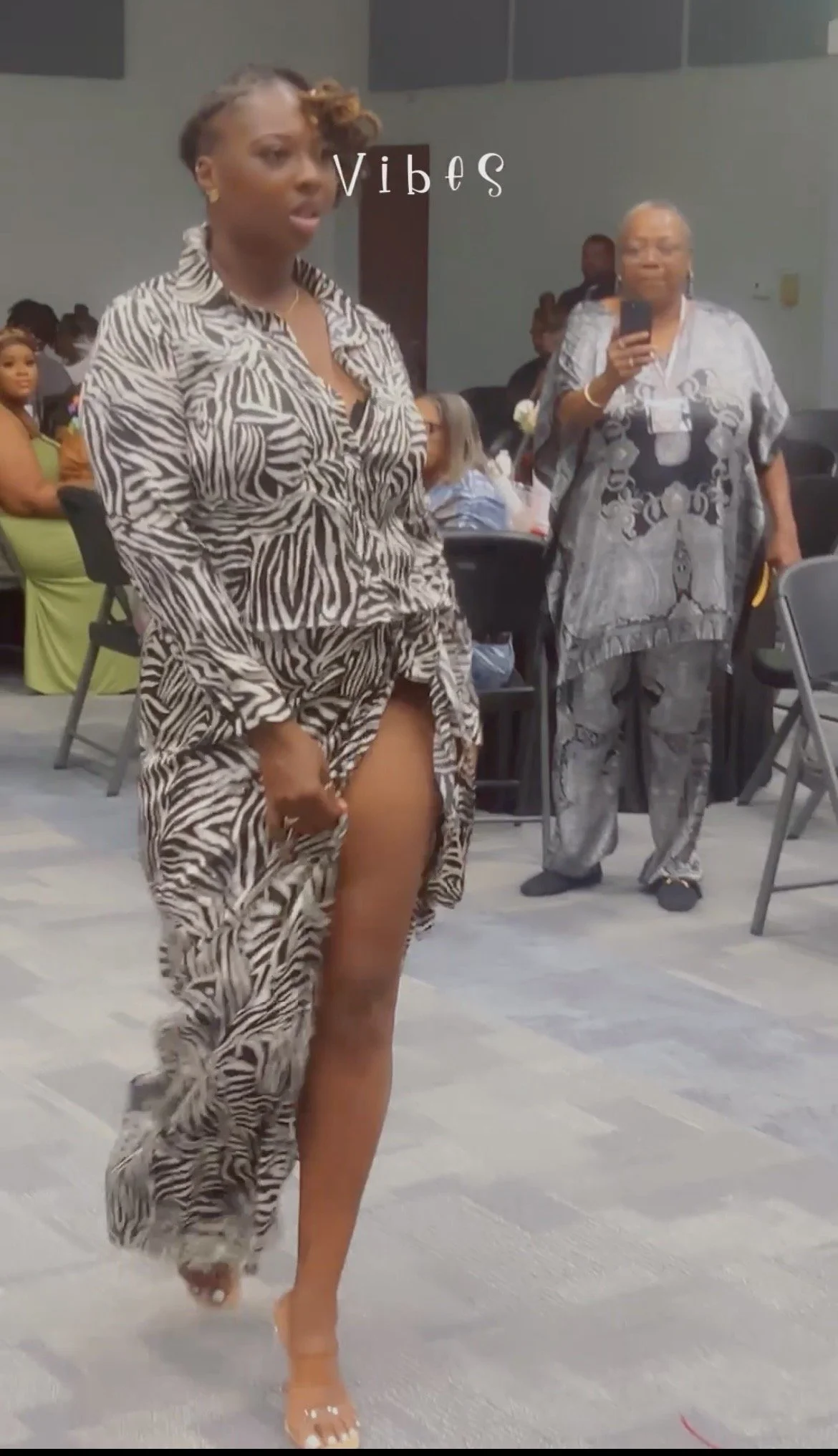 Black & White Hip Slay Dress