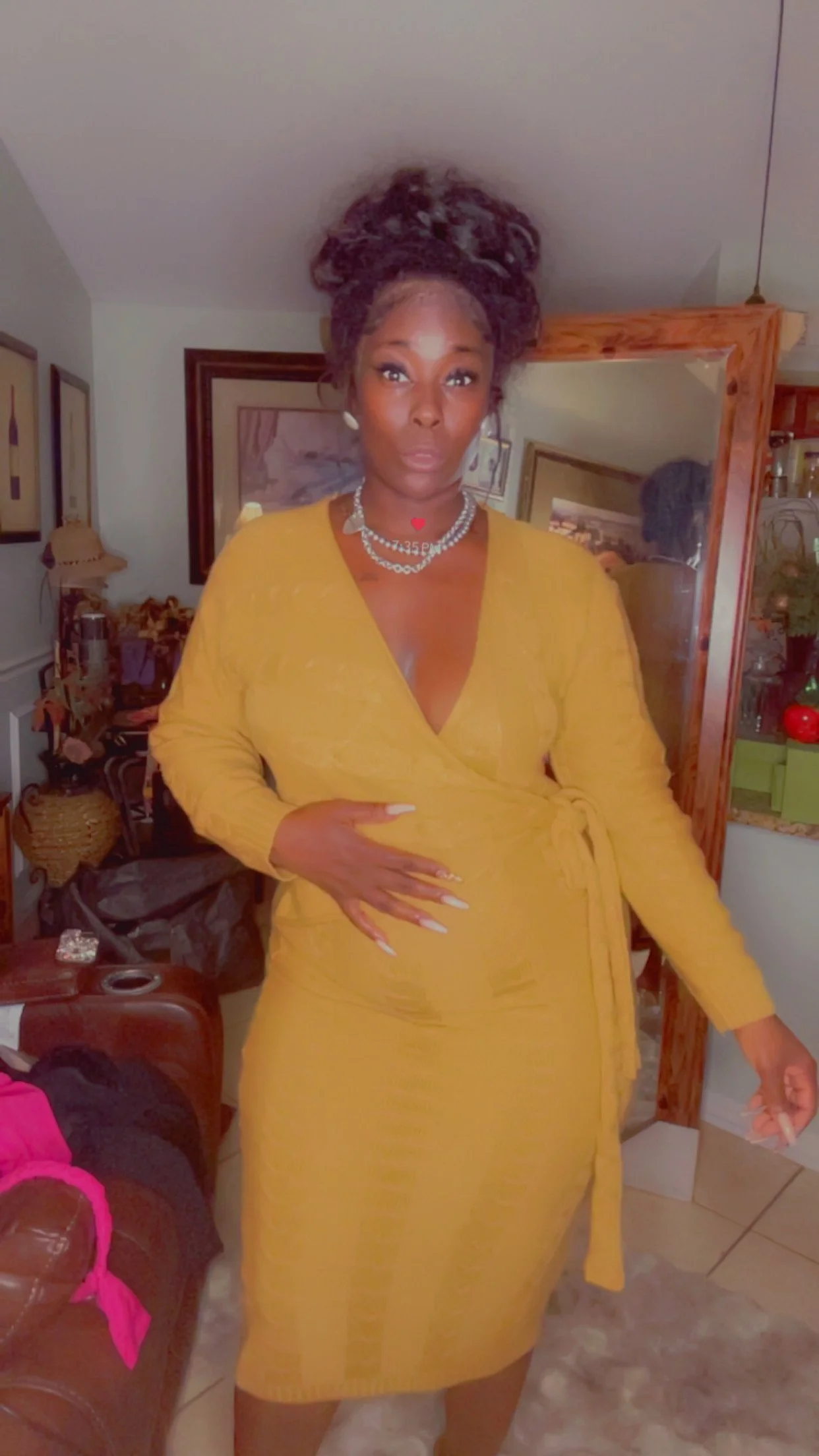 Side Orange Queen Dress .3.JPG